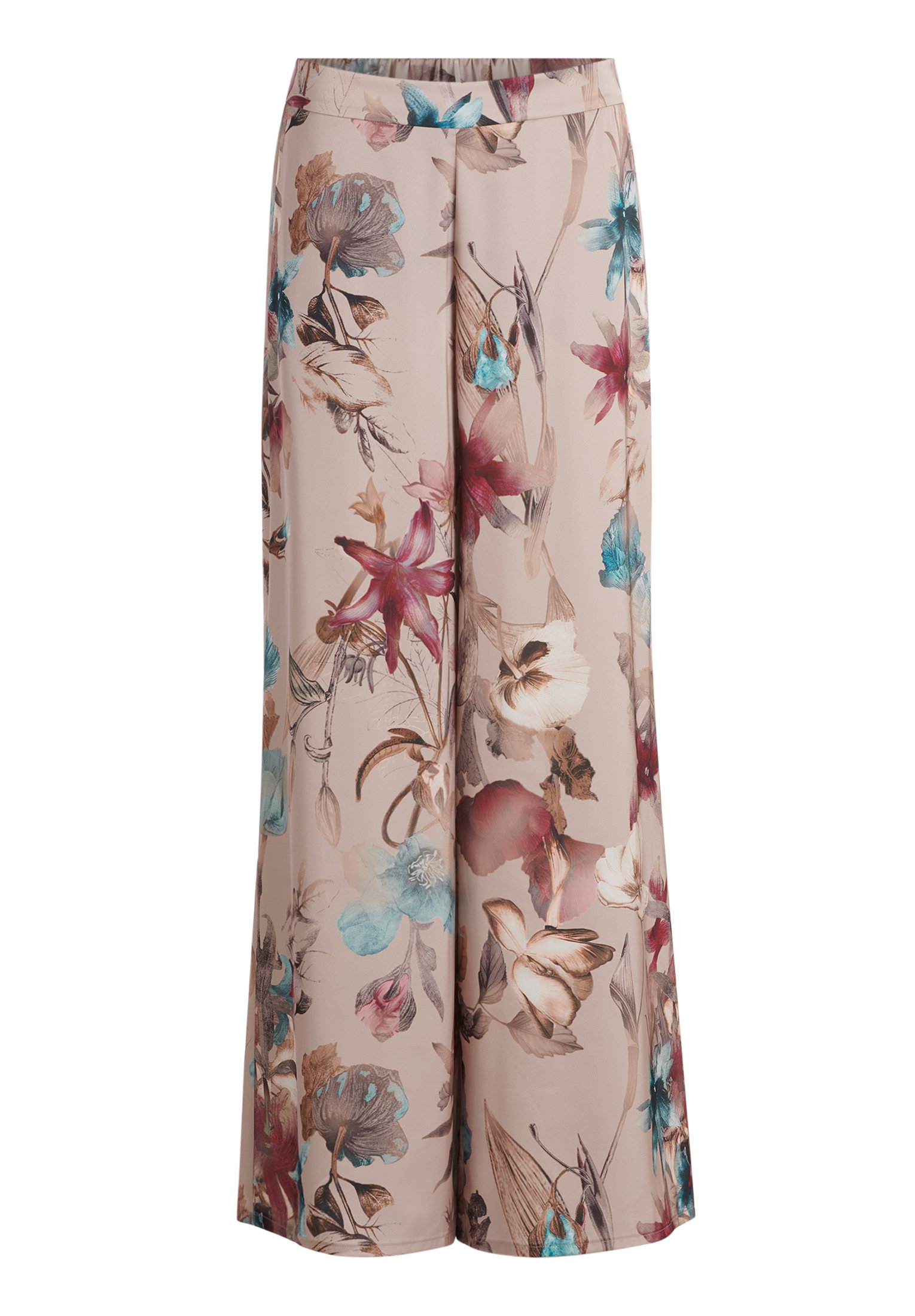 Hose, Beige/Dark Red #1