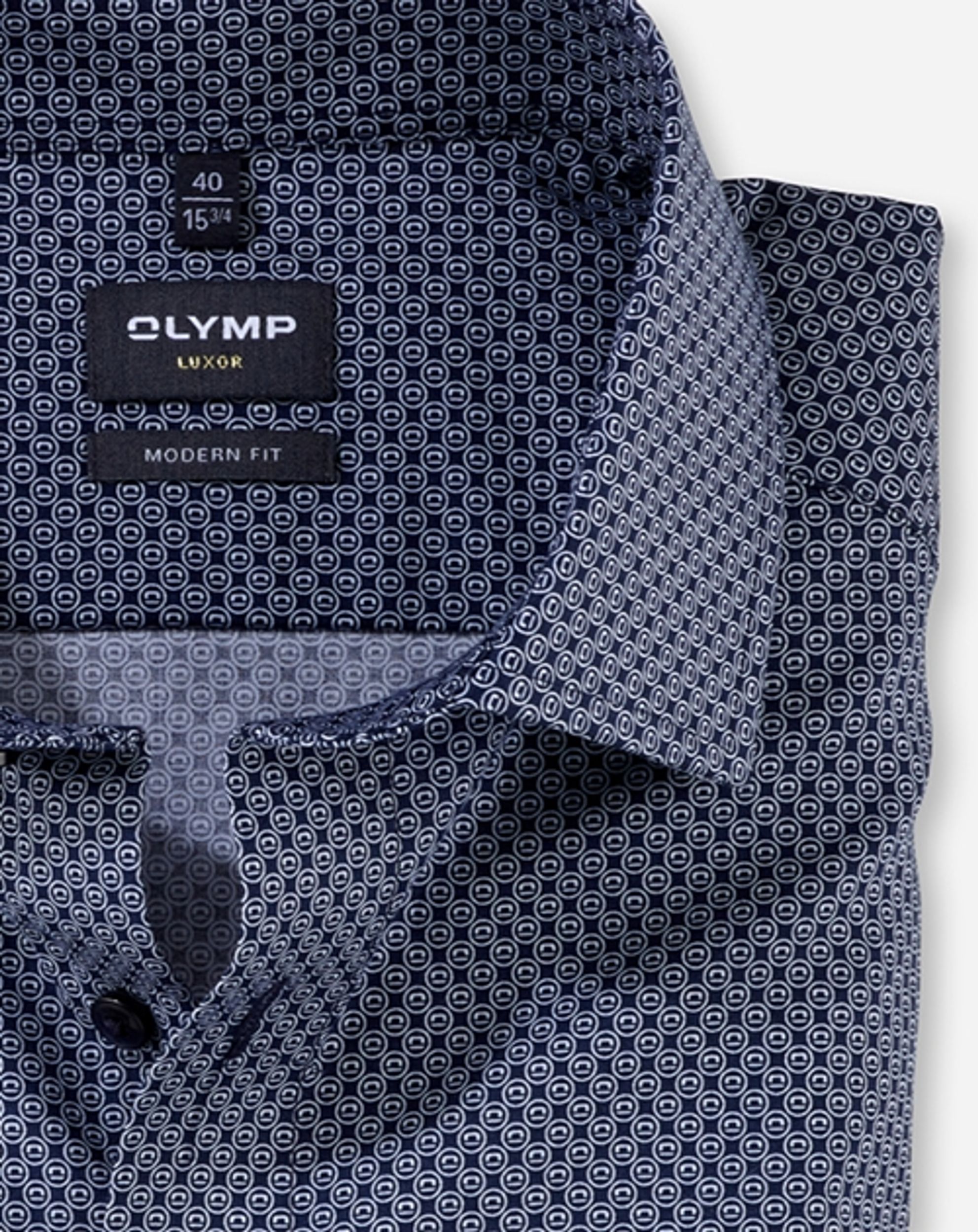 Olymp |  Olymp Hemd Comfort Fit  | 43 | marine