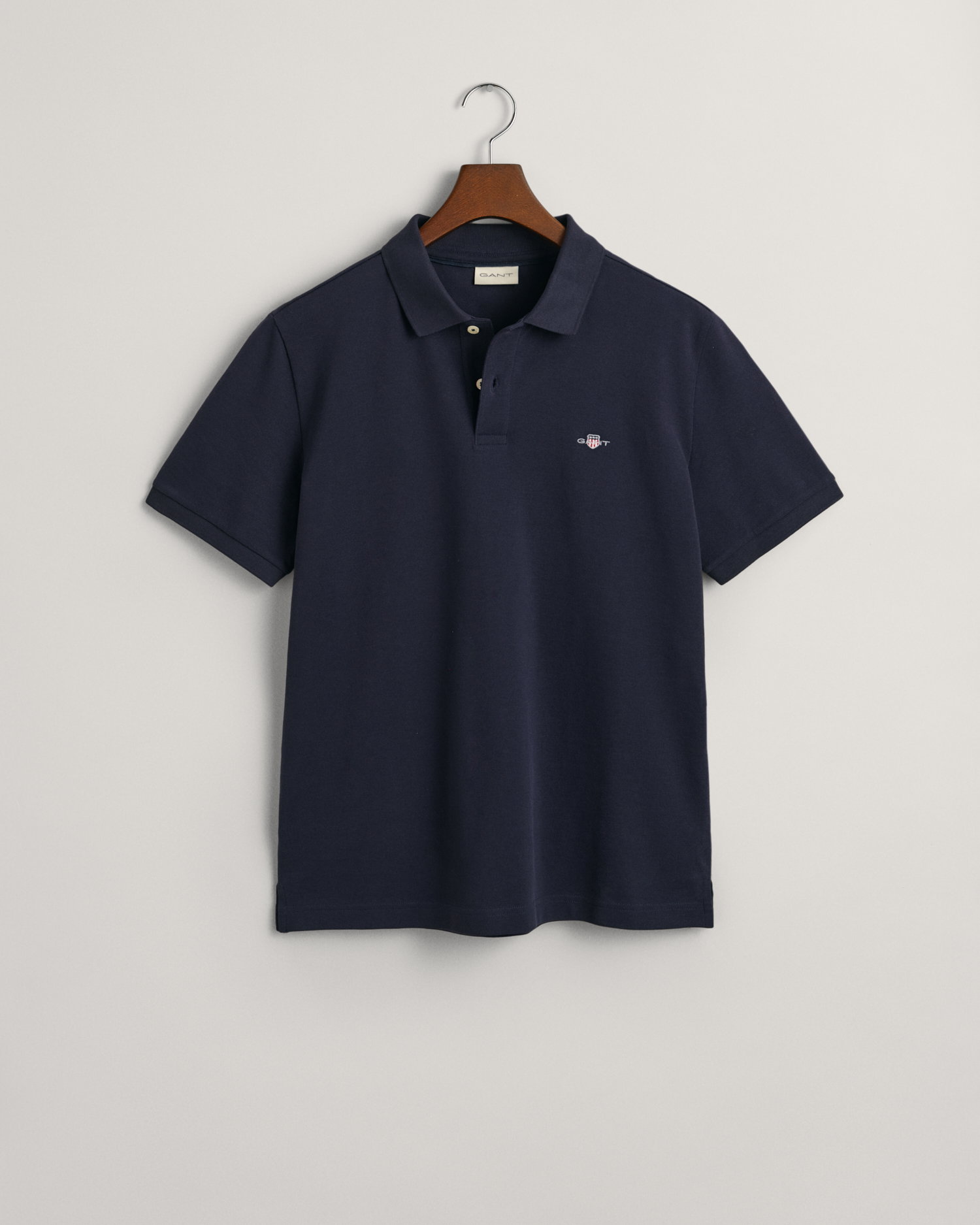 REG EMB ARCHIVE SHIELD POLO, EVENING BLUE #1