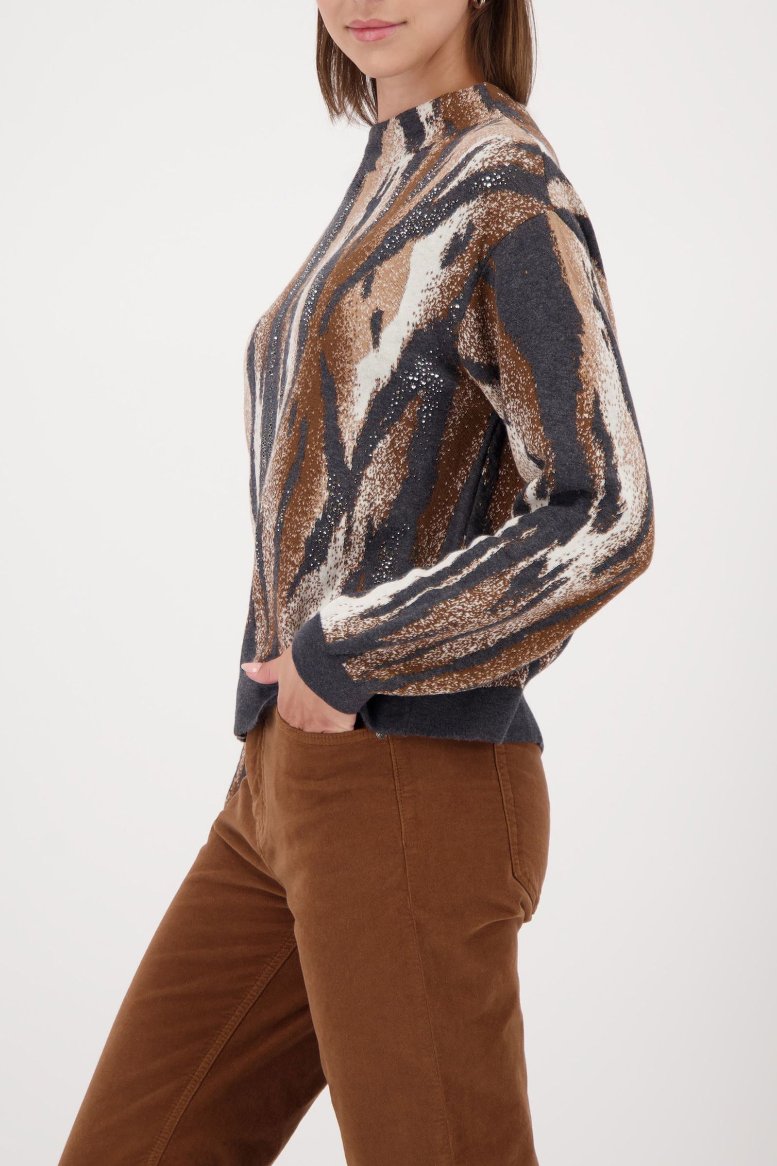  | Pullover, anthra gemustert | 40