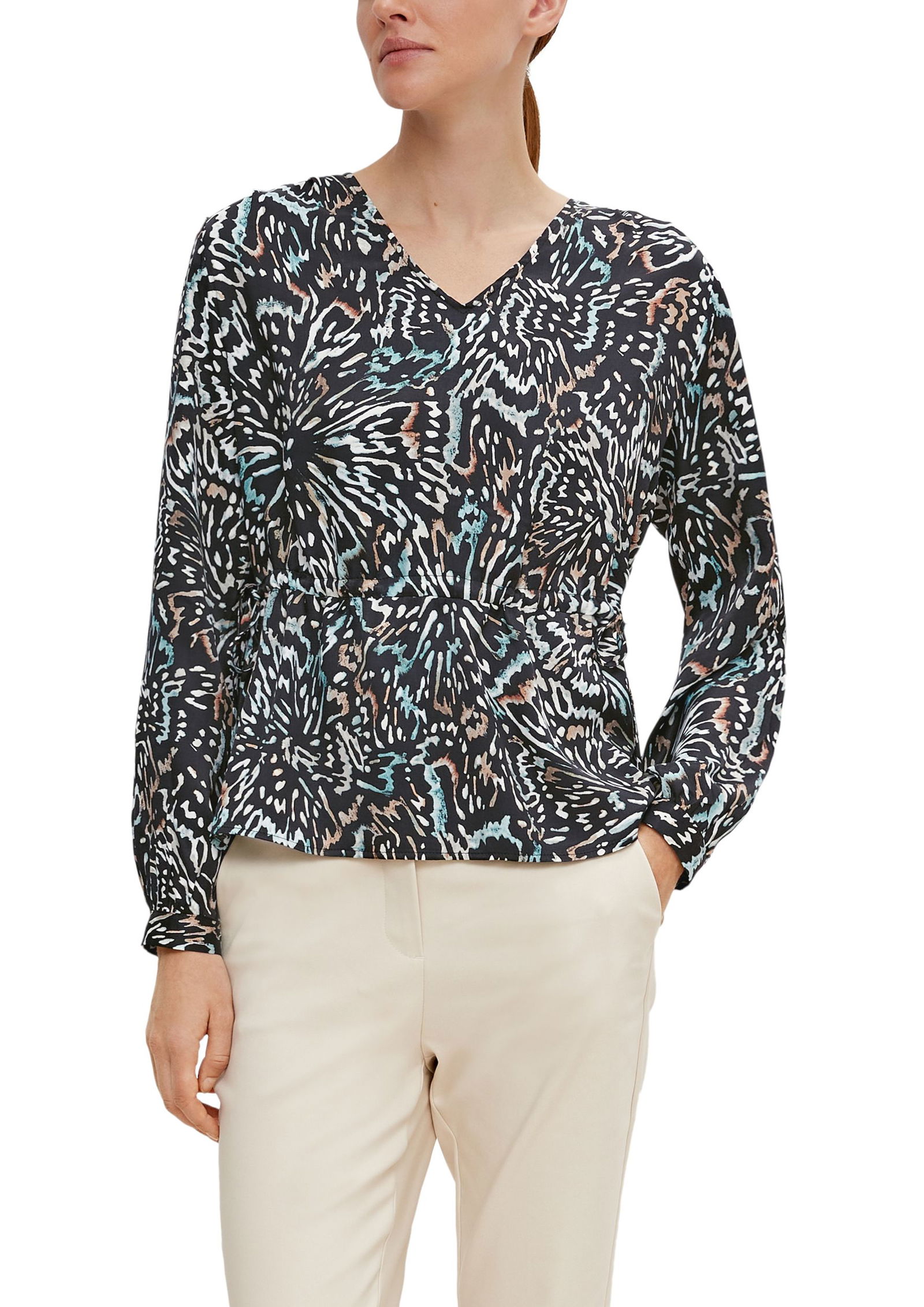 Comma Druckbluse