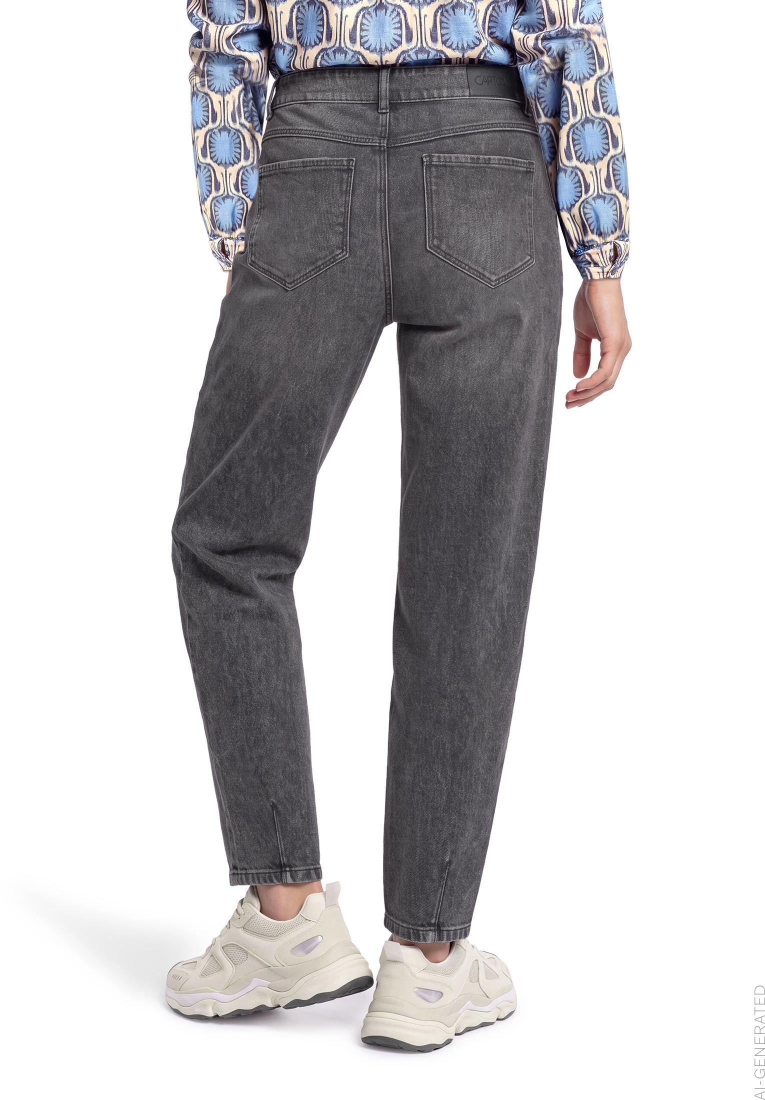 Hose Jeans 1/1 LAEnge, Dark Grey Denim #4