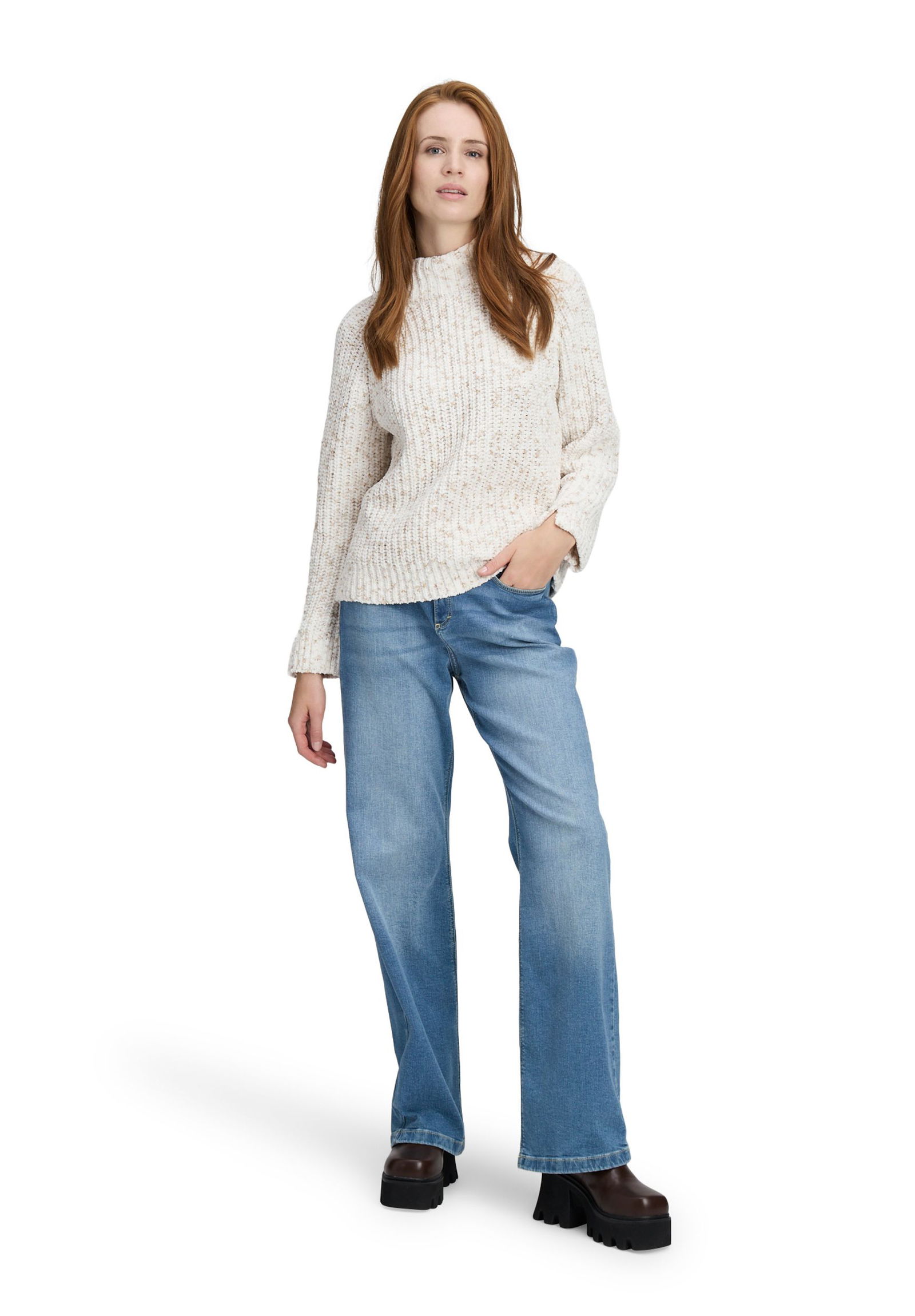Cartoon | Cartoon Pullover | 42 | light beige melange