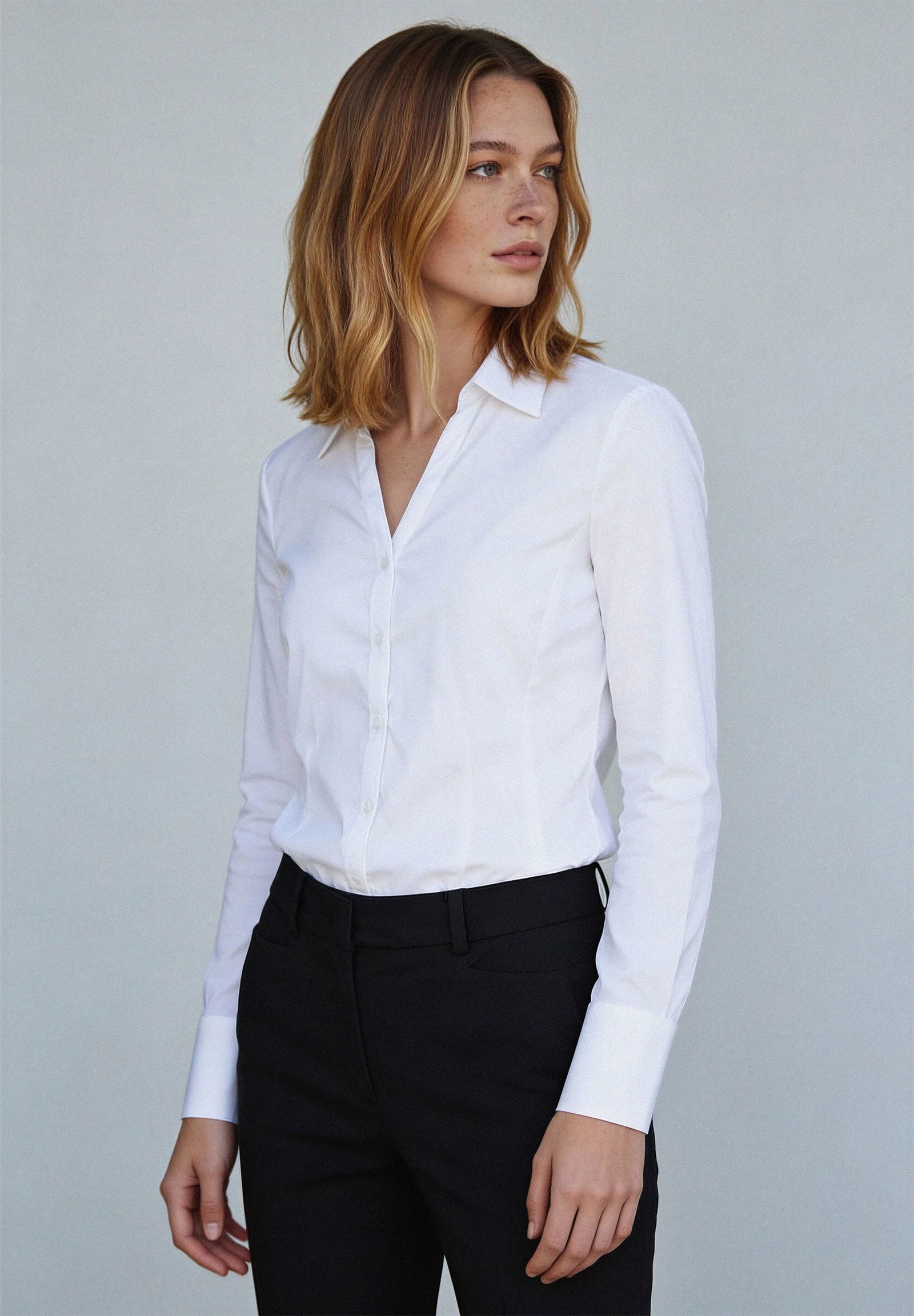 More & More |  More & More Druckbluse  | 38 | weiss