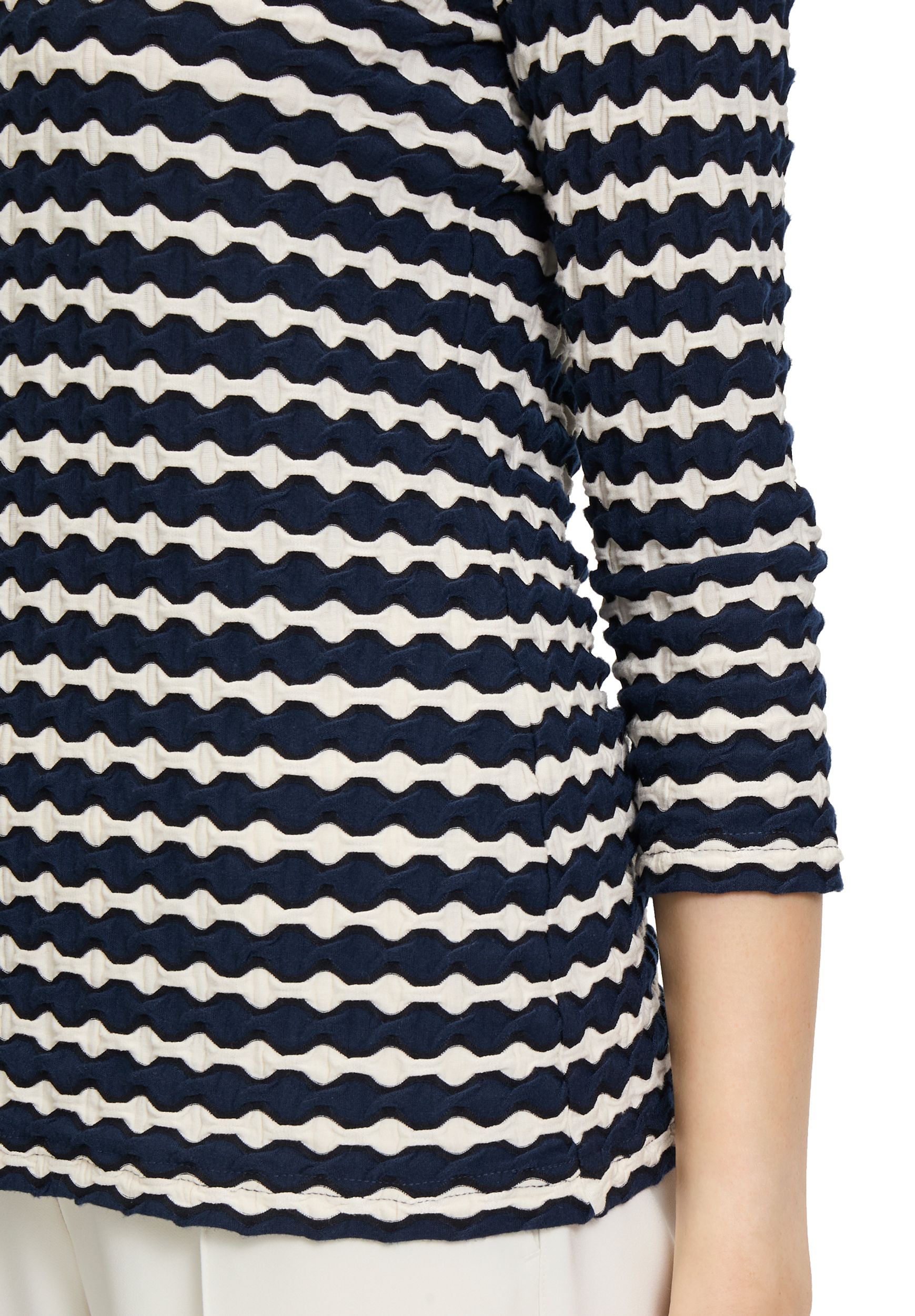 Betty Barclay |  Betty Barclay Shirt  | 44 | dunkelblau/weiß