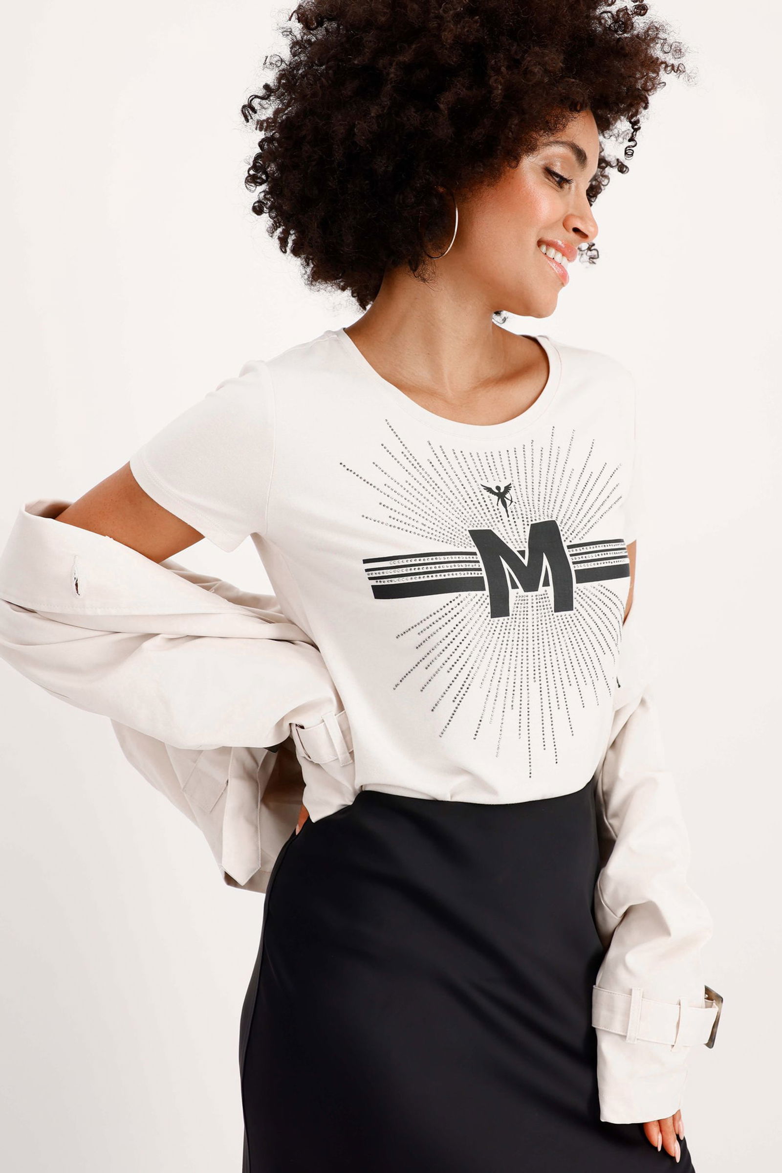 Monari |  T-Shirt, seashell | 42
