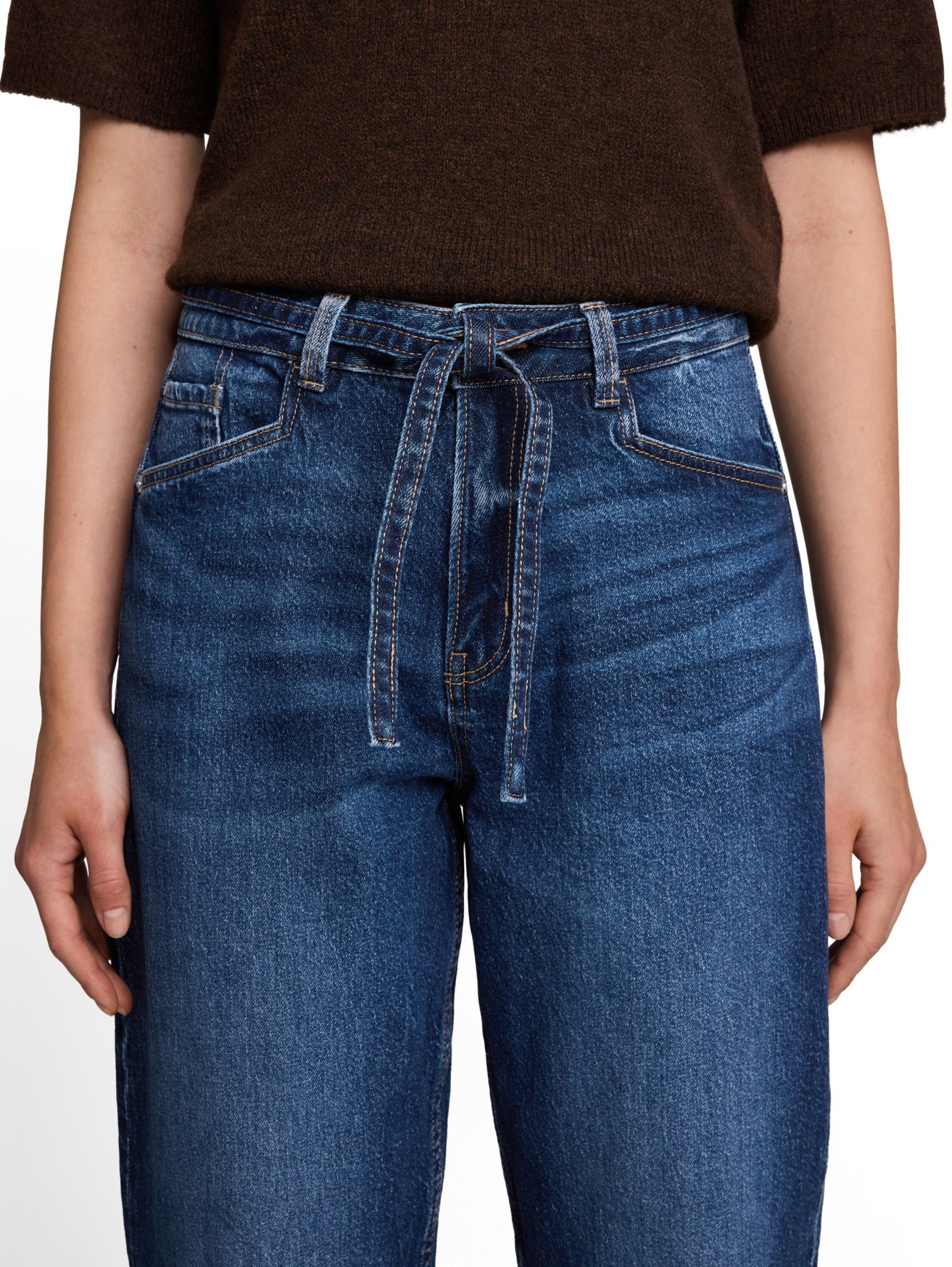 TTADEA BARREL, used dark stone blue denim #6