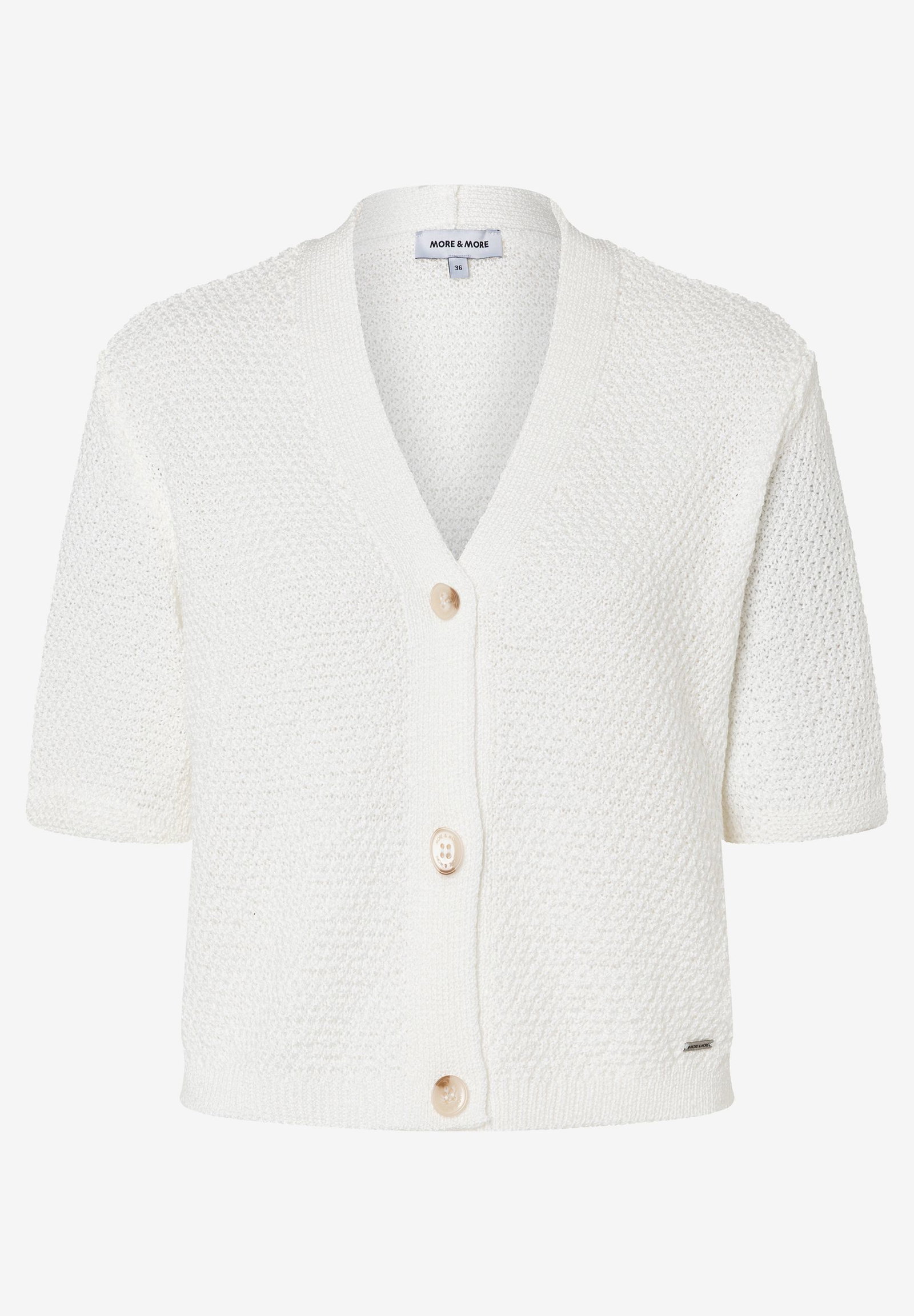 More & More |  More & More Strickjacke | Cardigan  | 36 | ecru