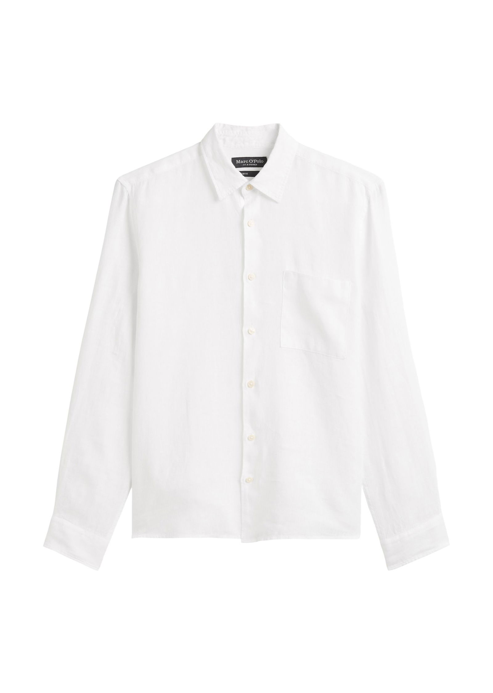 ea017de1e90f689001989adb7bdf9ae3 Marc O´Polo |  Marc O´Polo Hemd Regular Fit  | M | white