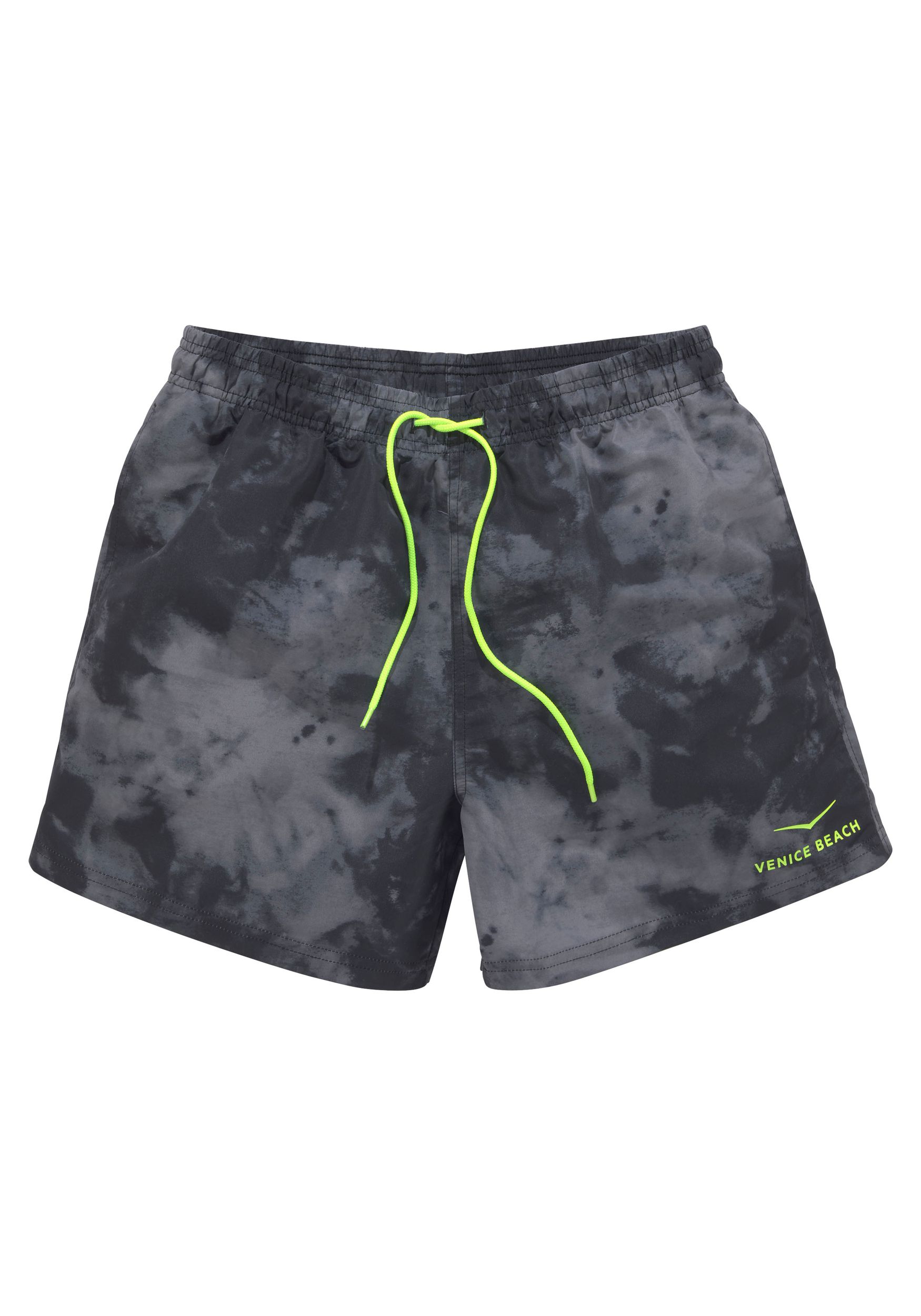 Lascana |  Lascana Badeshorts  | L | black-grey