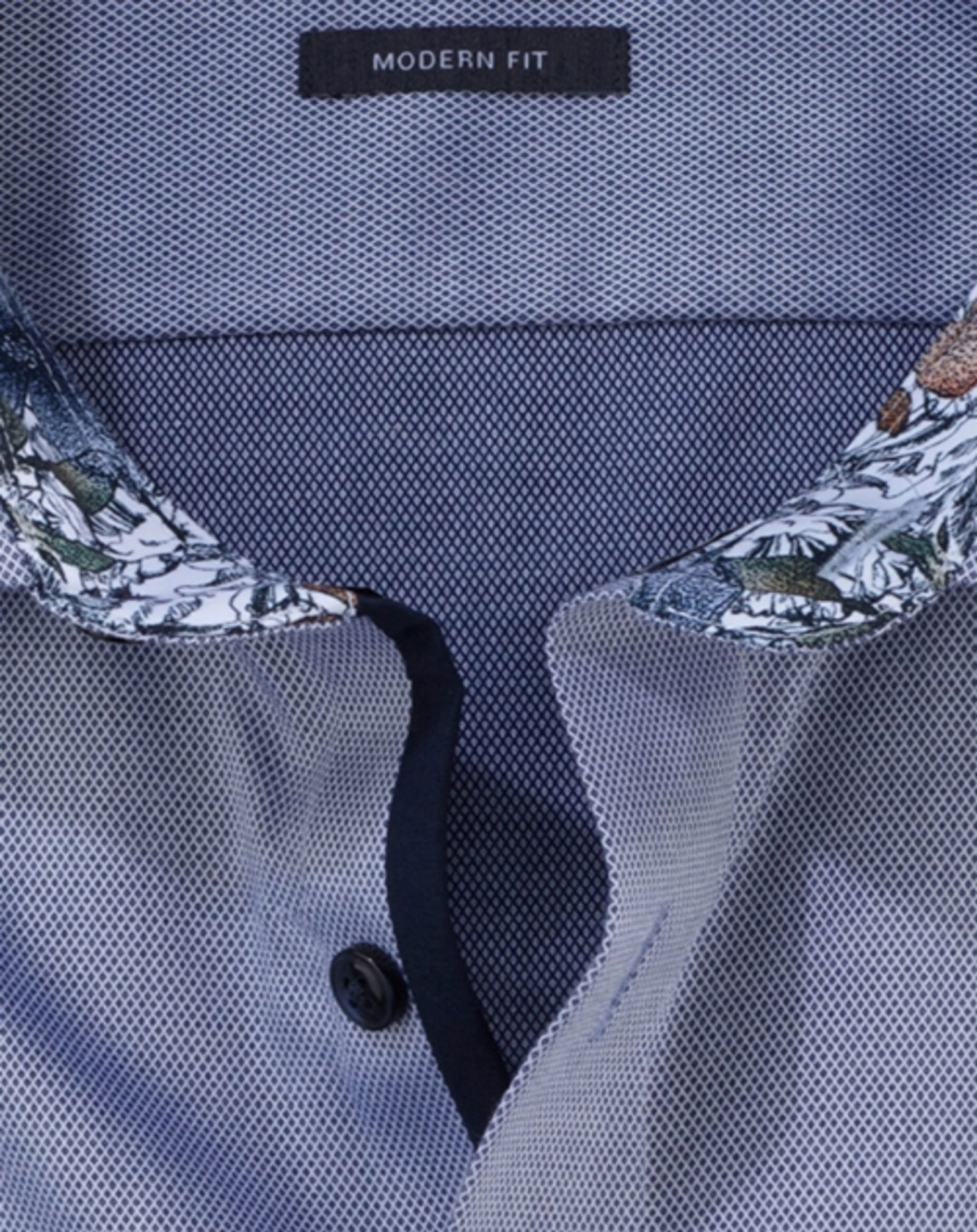 Olymp |  Olymp Hemd Modern Fit  | 42 | marine