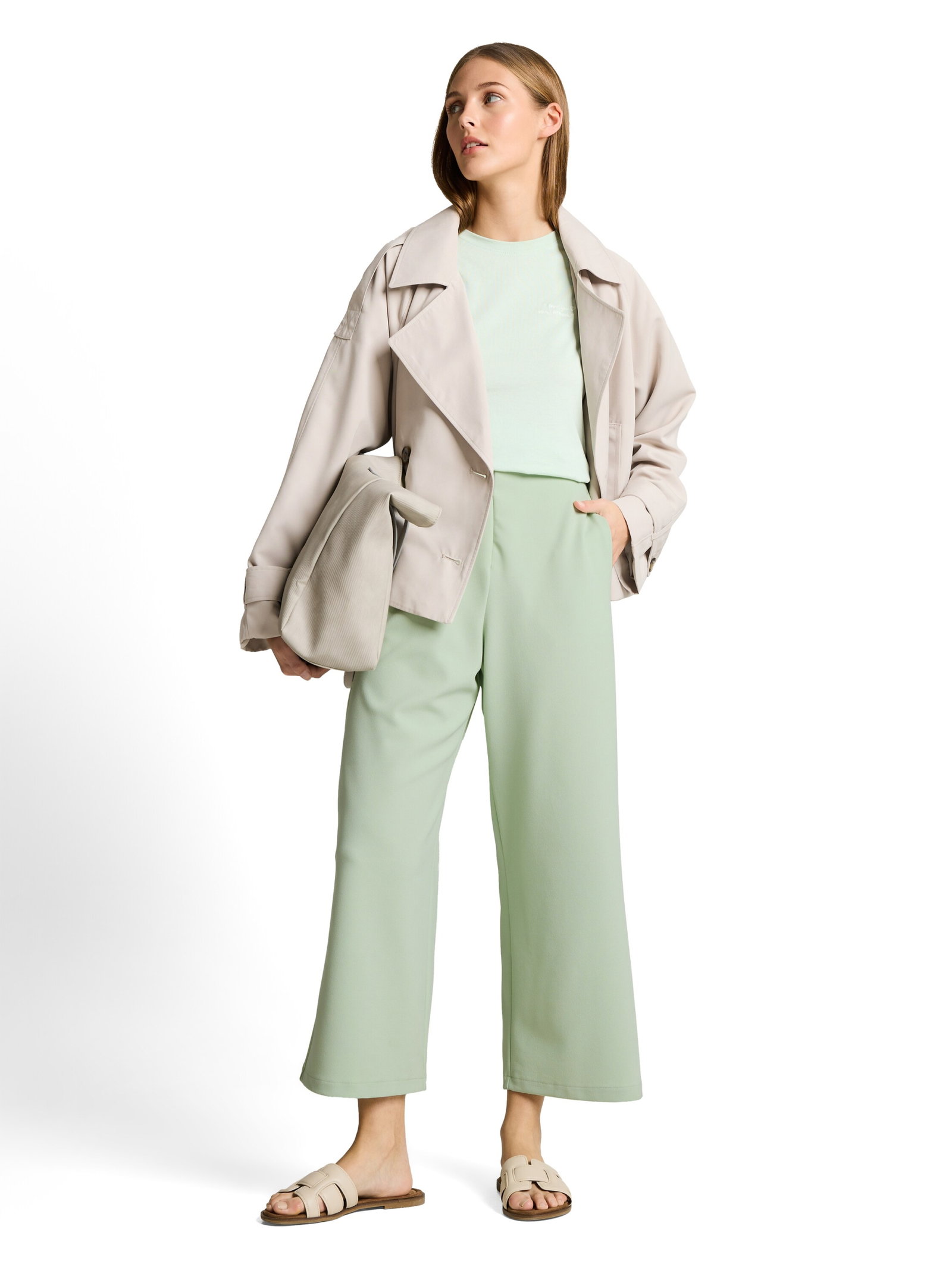 easy culotte, light matcha green #5