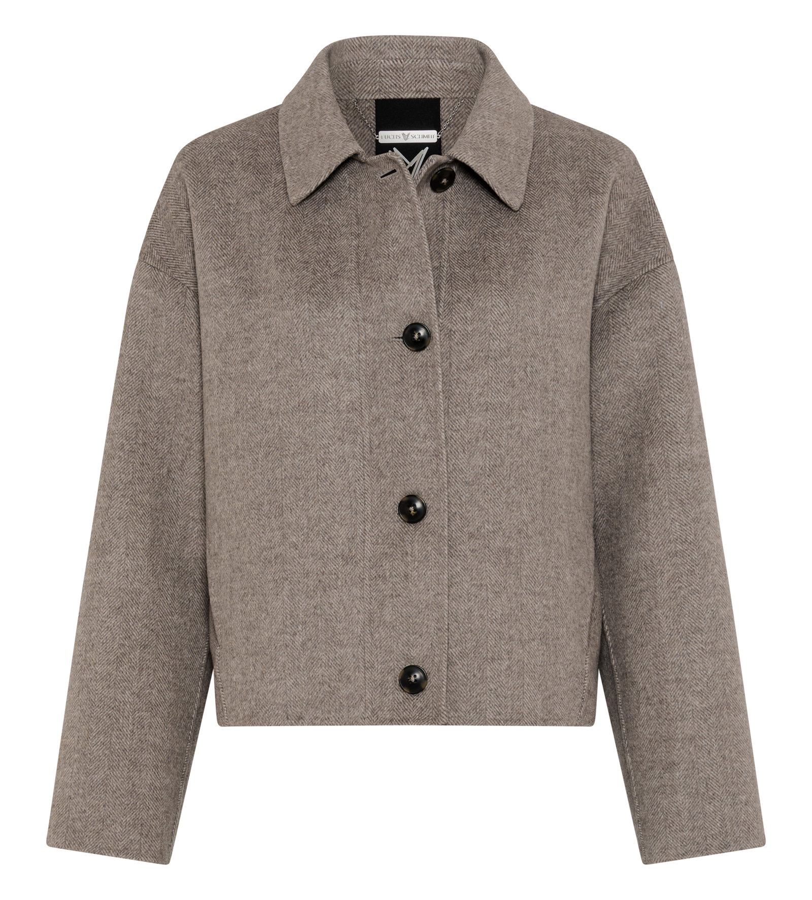 JACKE WOLLE, BEIGE/KITT #1