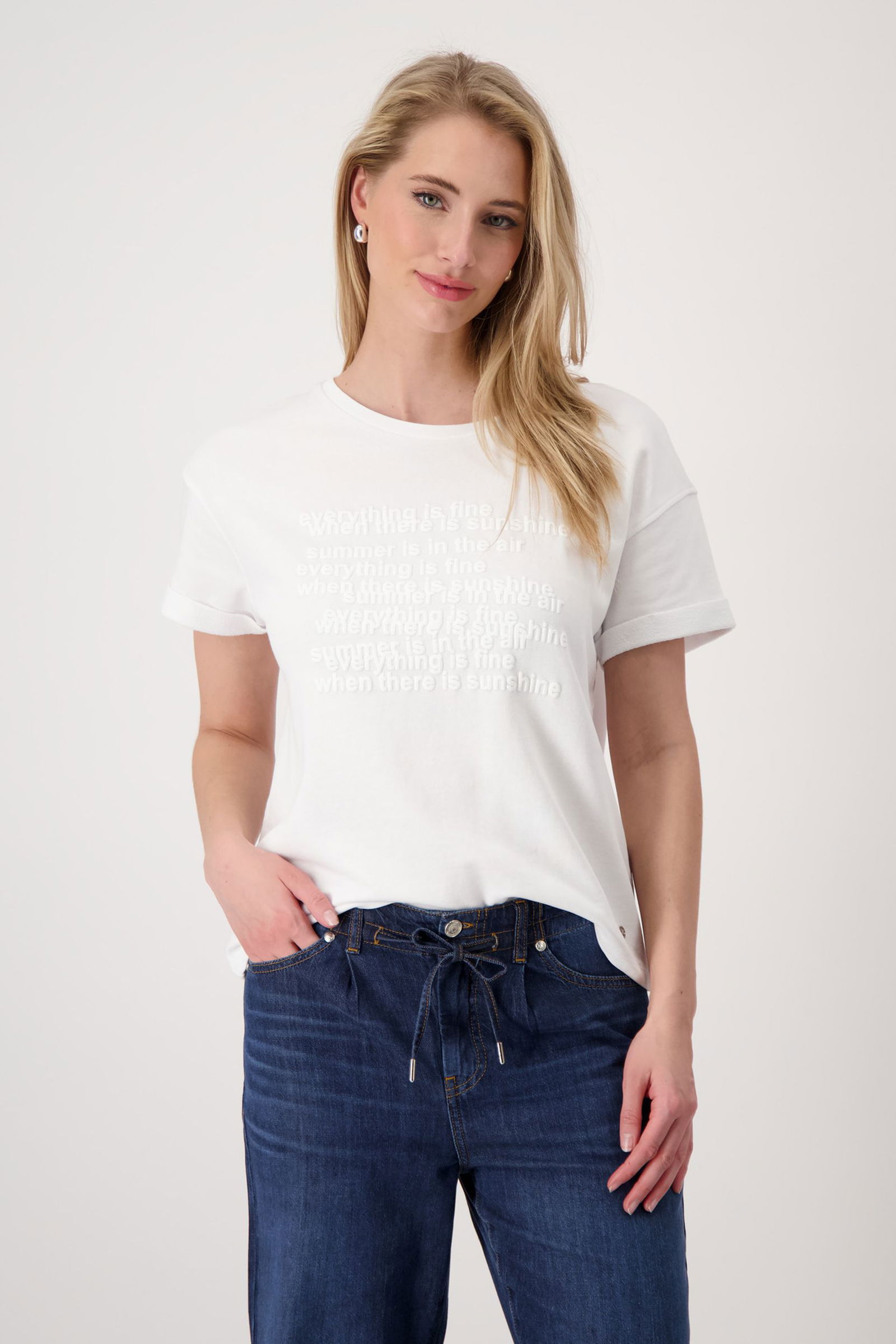 a880acff049850e808b8e6567803d817 Monari |  T-Shirt, cream | 42