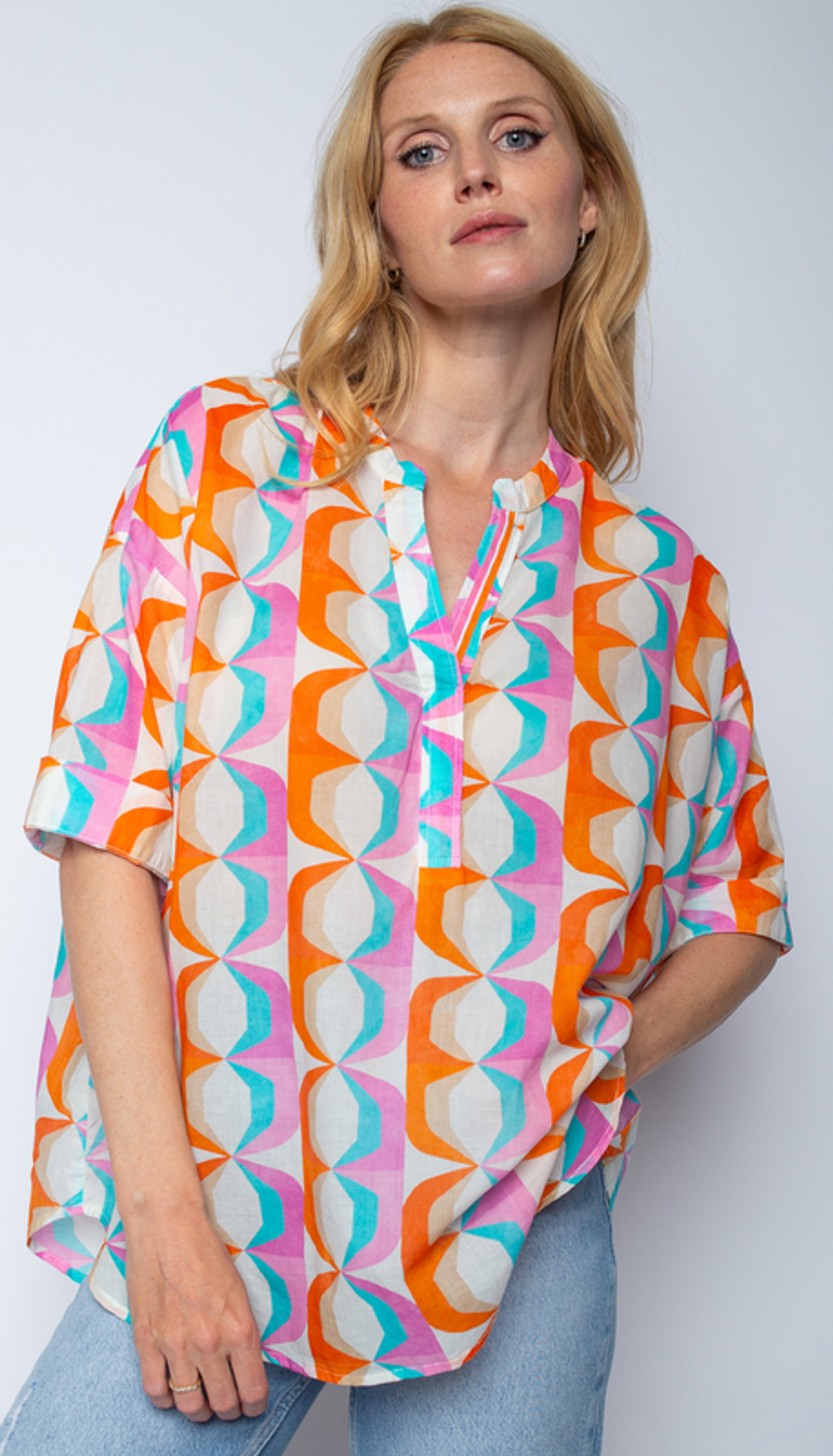 Emily van den Bergh |  Emily van den Bergh Druckbluse  | 42 | 1004_190