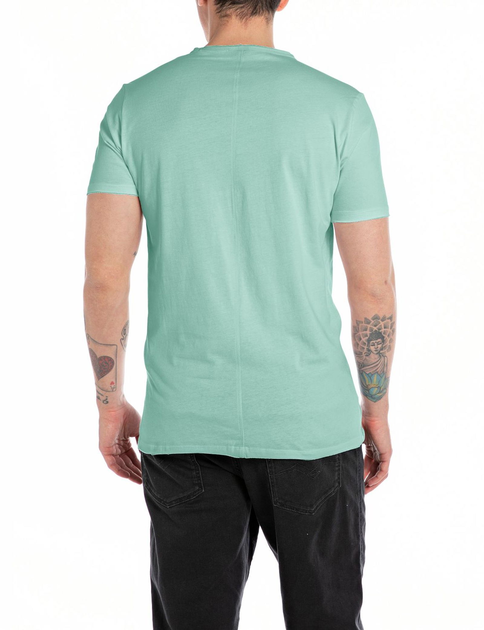 Replay Rundhals T-Shirt aus Baumwolle 