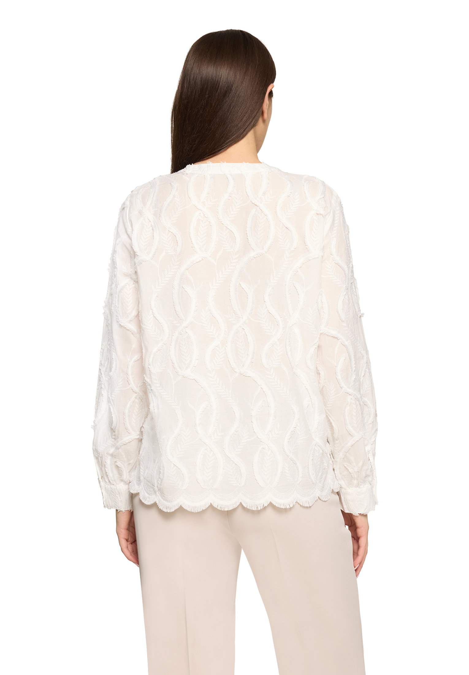 Bluse Kurz 1/1 Arm, Offwhite #3