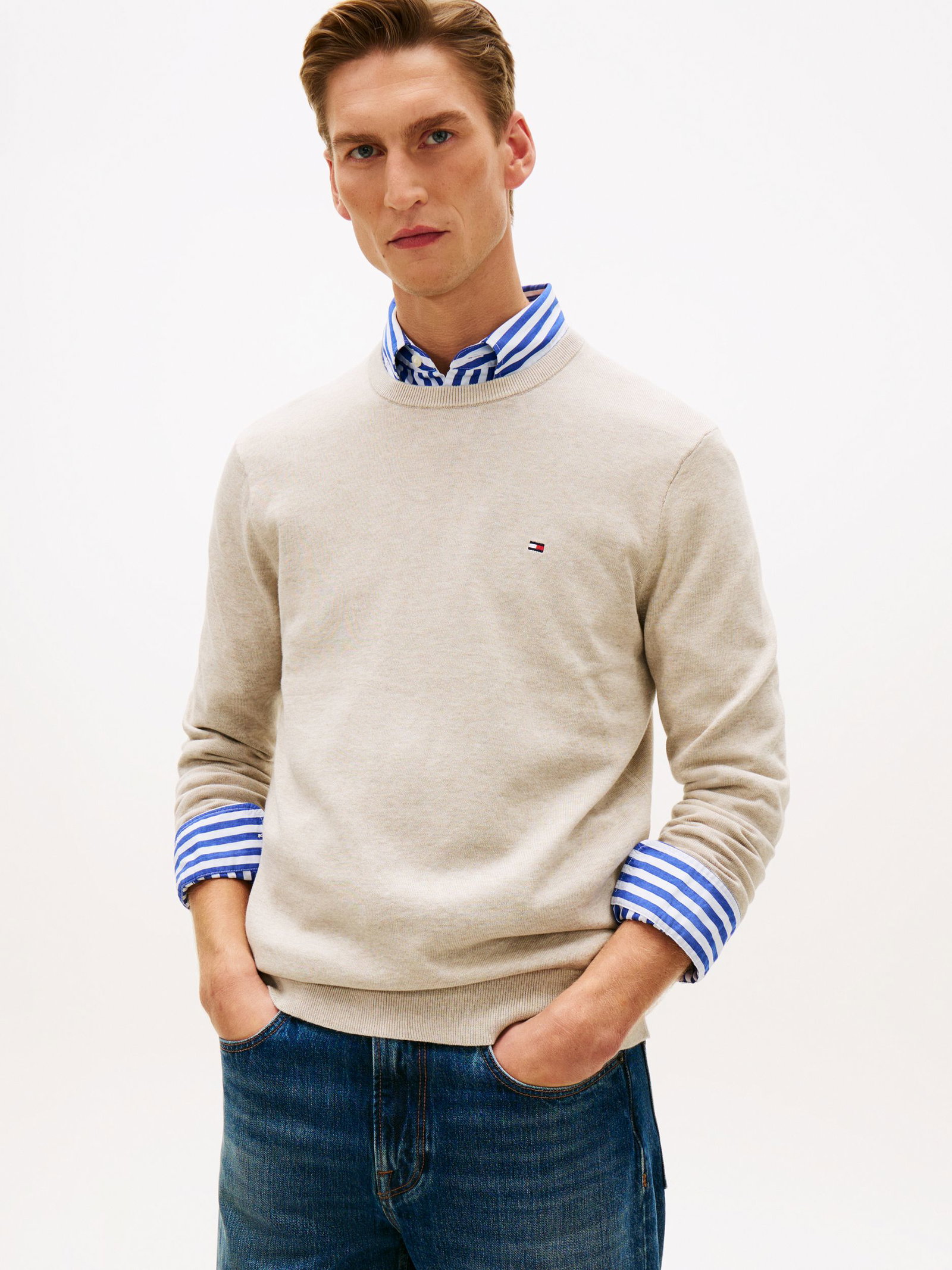 Tommy Hilfiger |  Tommy Hilfiger Pullover  | L | sandalwood heather