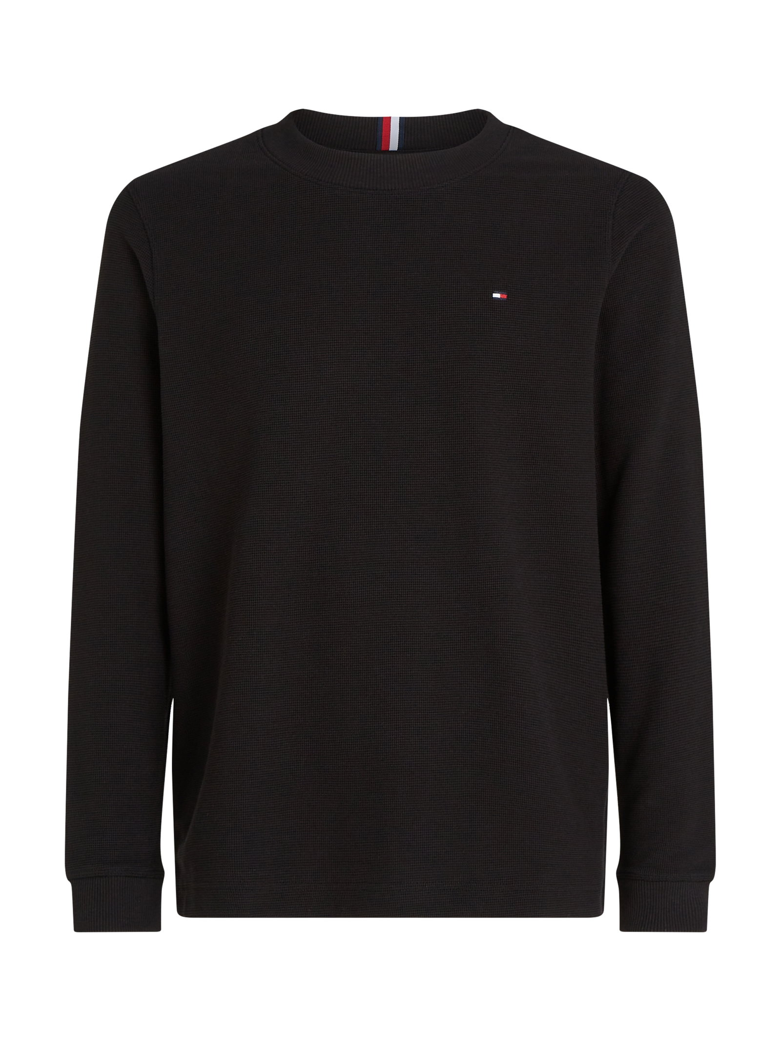 TEXTURED LS TEE, BLACK #6