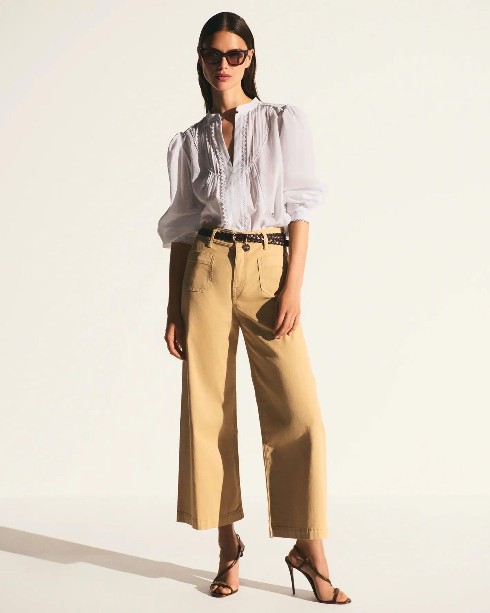 Joop |  Joop Druckbluse  | 40 | white