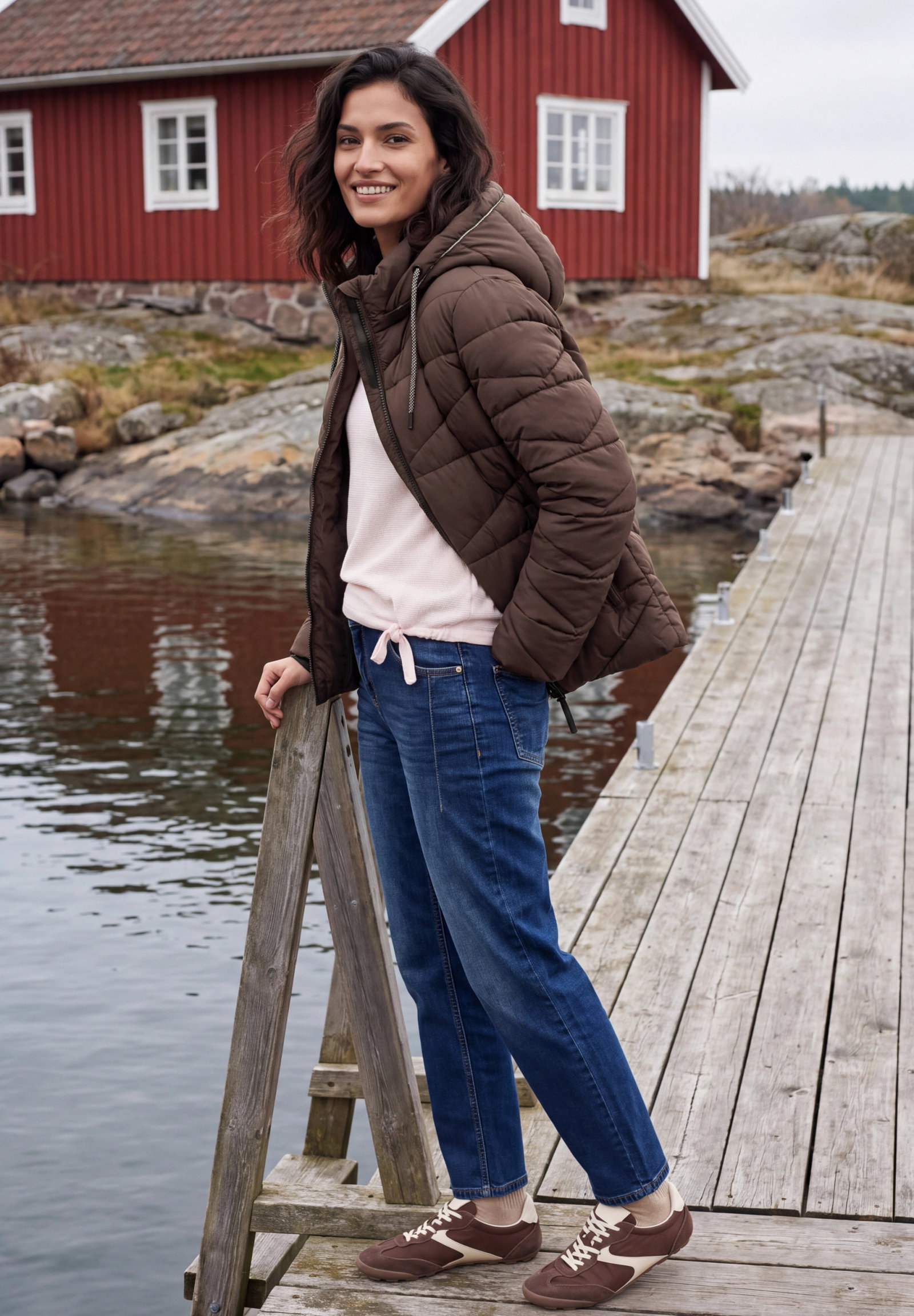 TOS Sportive Padded Jacket, chocolate sauce brown #3