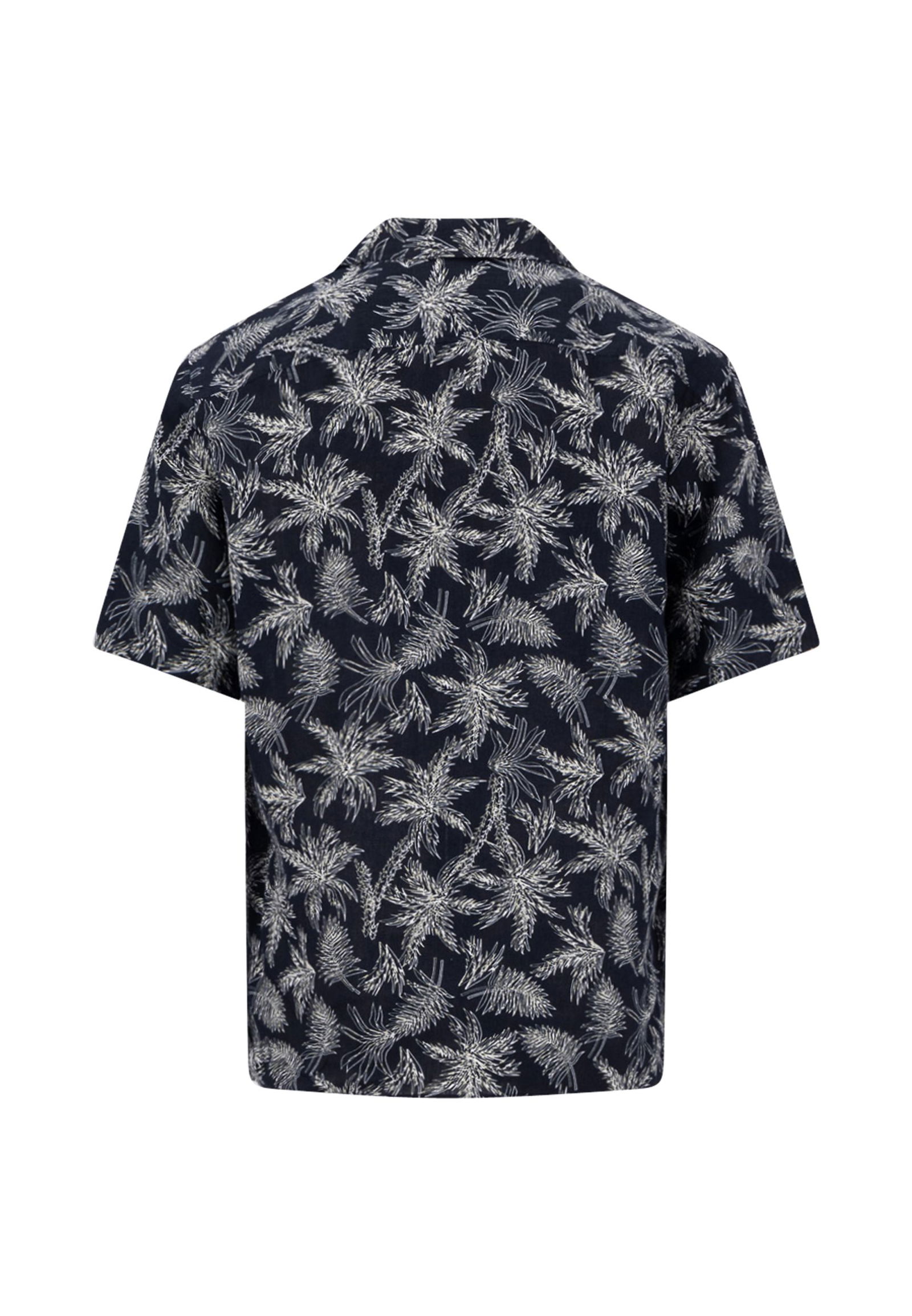 Fynch Hatton |  Fynch Hatton Hemd Regular Fit  | M | navy