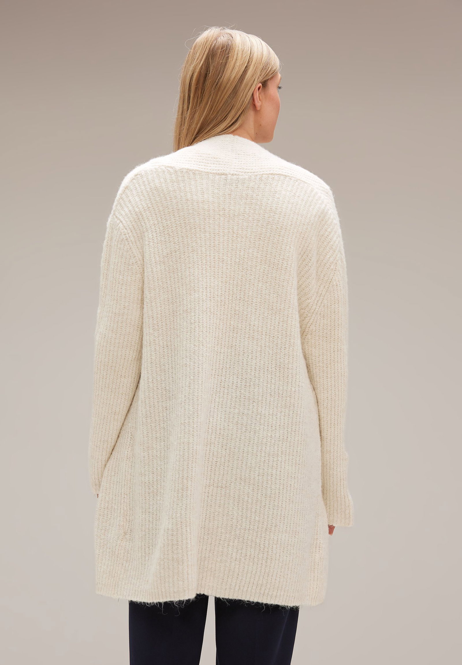 452f9d6198ba99873551761a05915e9b Street One | Street One Strickjacke | Cardigan | 40 | cream white melange