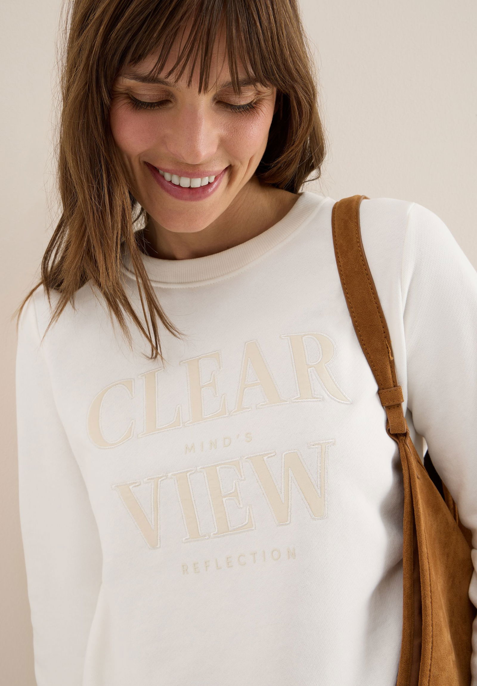 CECIL | CECIL Sweatshirt | XXL | vanilla white