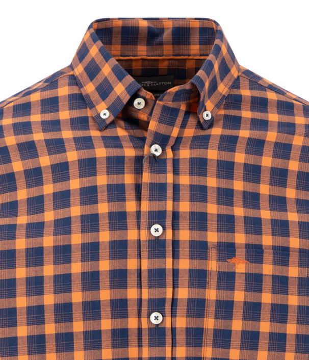 Two-Tone Check, B.D., 1/1, sienna #3