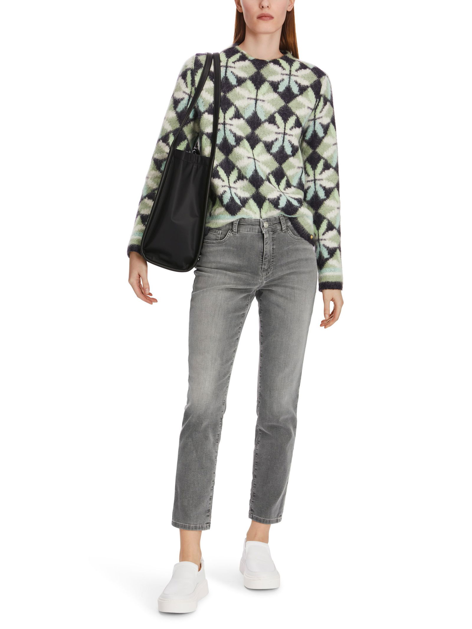 1868fb003b60e83e429565fbb7ba49a0 Marc Cain Pants | Marc Cain Pants Skinny Jeans | 46 | grey