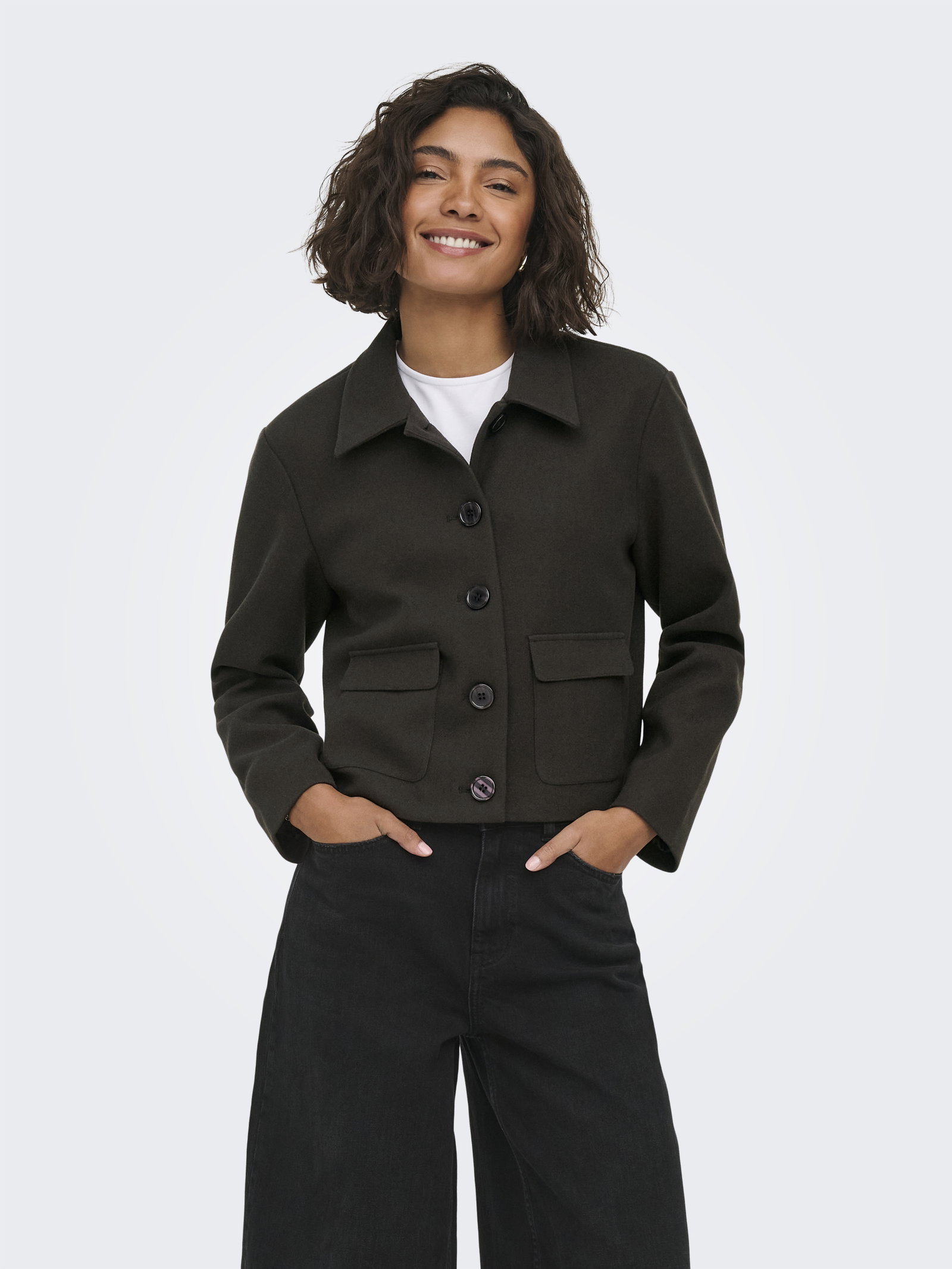 JDYCALLIE LIFE SHORT JACKET OTW HAB, Chocolate Torte #4