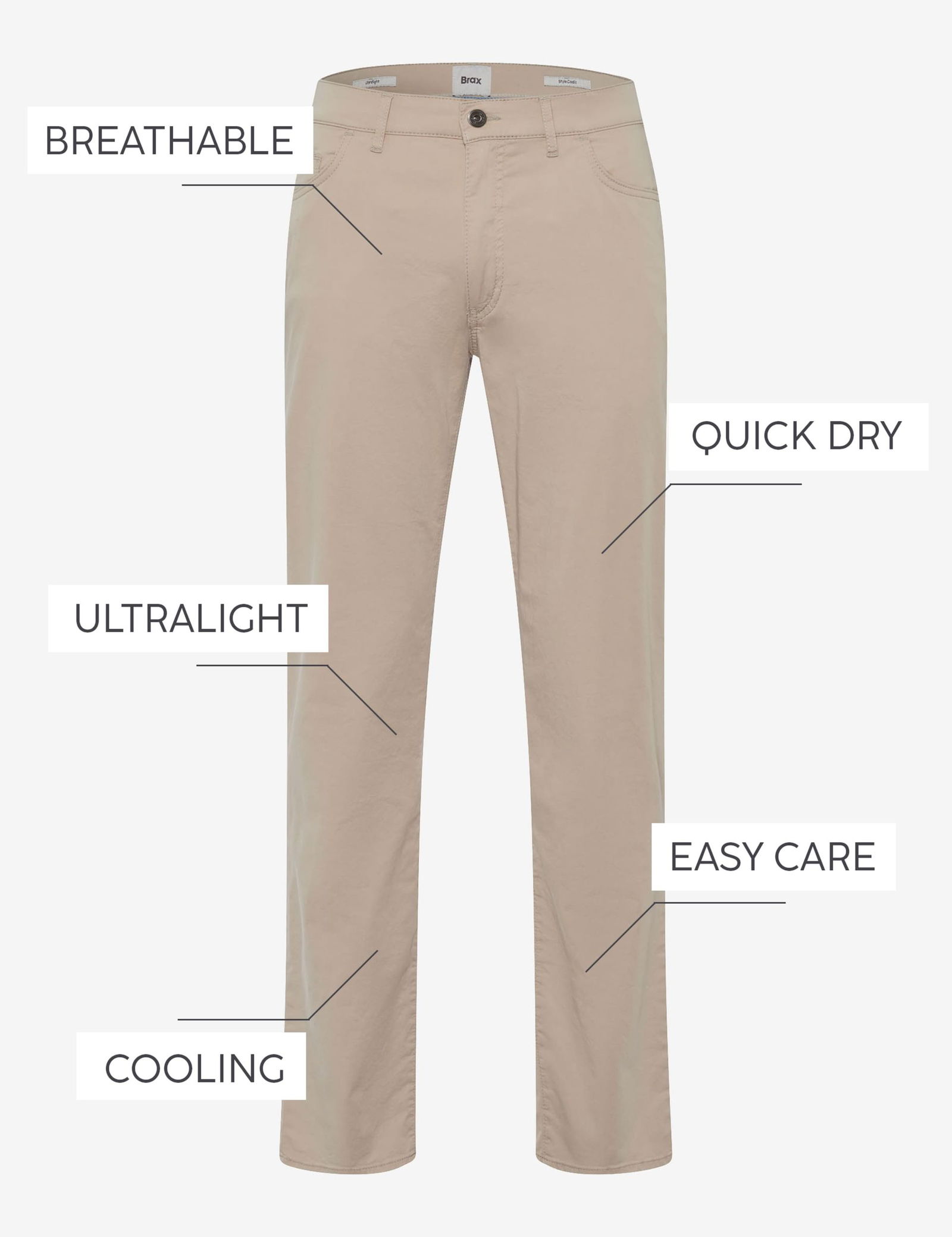 Brax |  Brax Hose "Cadiz" | 42/36 | caramel