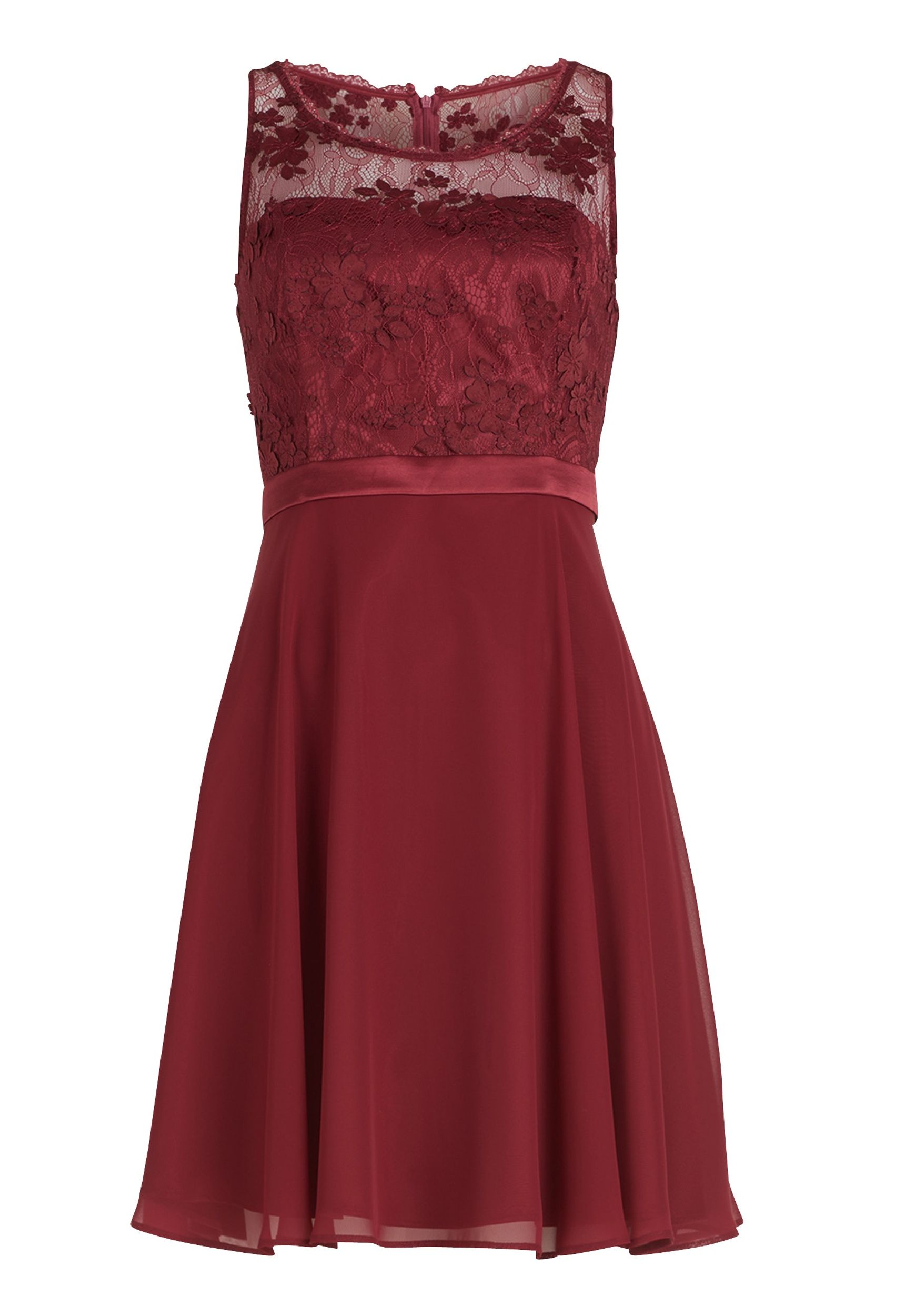 VM by Vera Mont |  VM by Vera Mont Kurzes Kleid  | 42 | dark burgundy