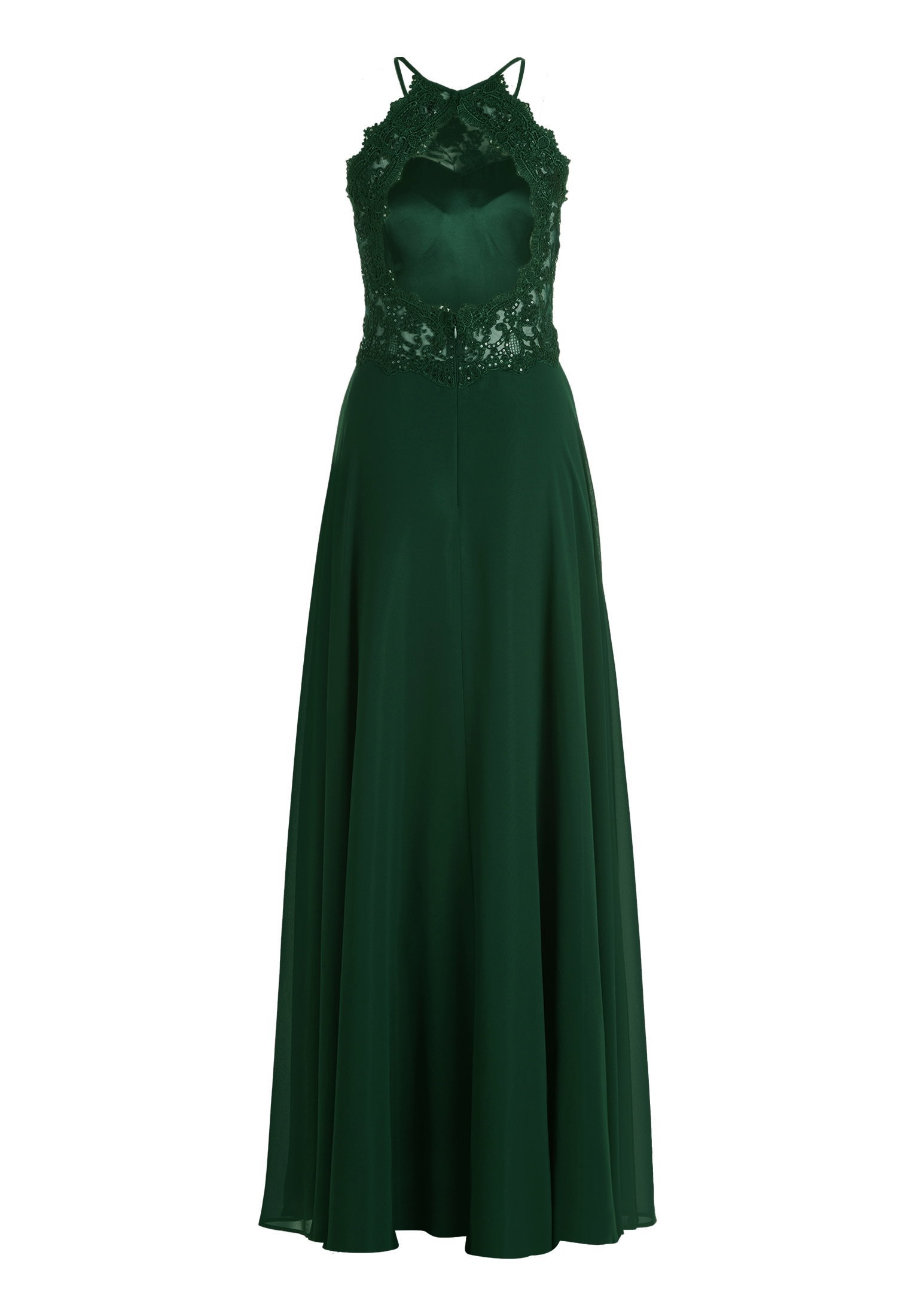 Kleid Lang ohne Arm, Dark Moss #2