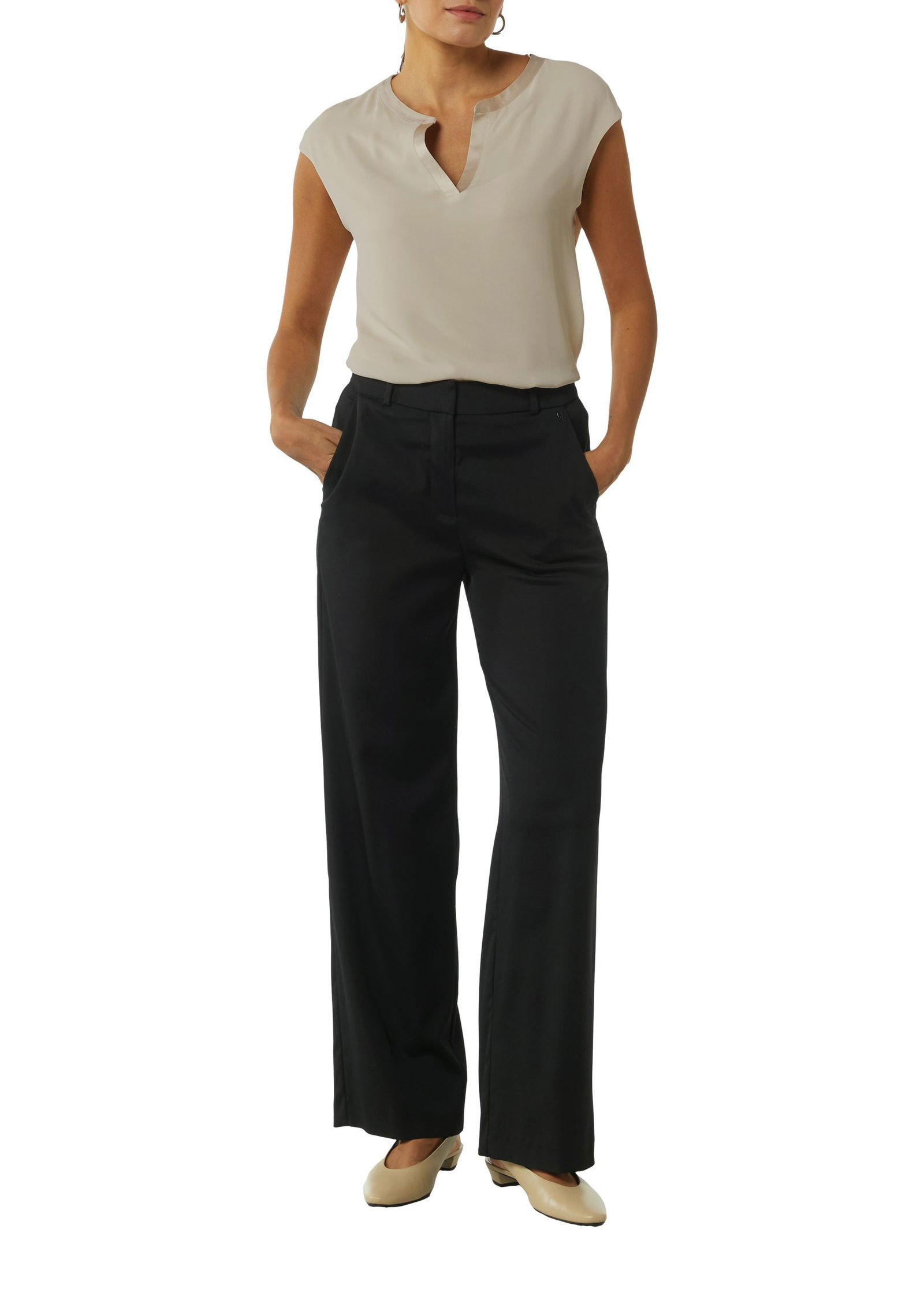 5720cd53d557cbdc1521c12a5df82114 Comma |  Comma Shirt  | 38 | beige