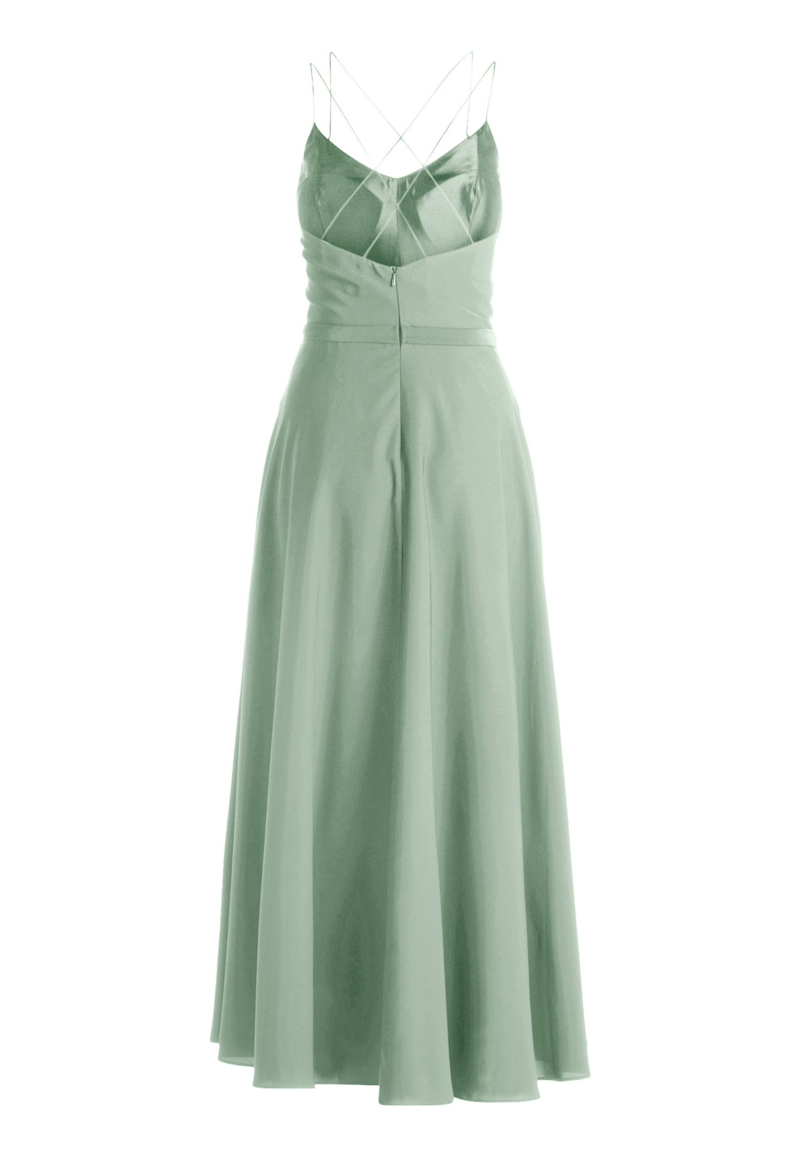 ce6e1404a5cfe7a17719b67d6a0e7e7a VM by Vera Mont | Vera Mont Abendkleid mit Volant | 36 | rohweiß