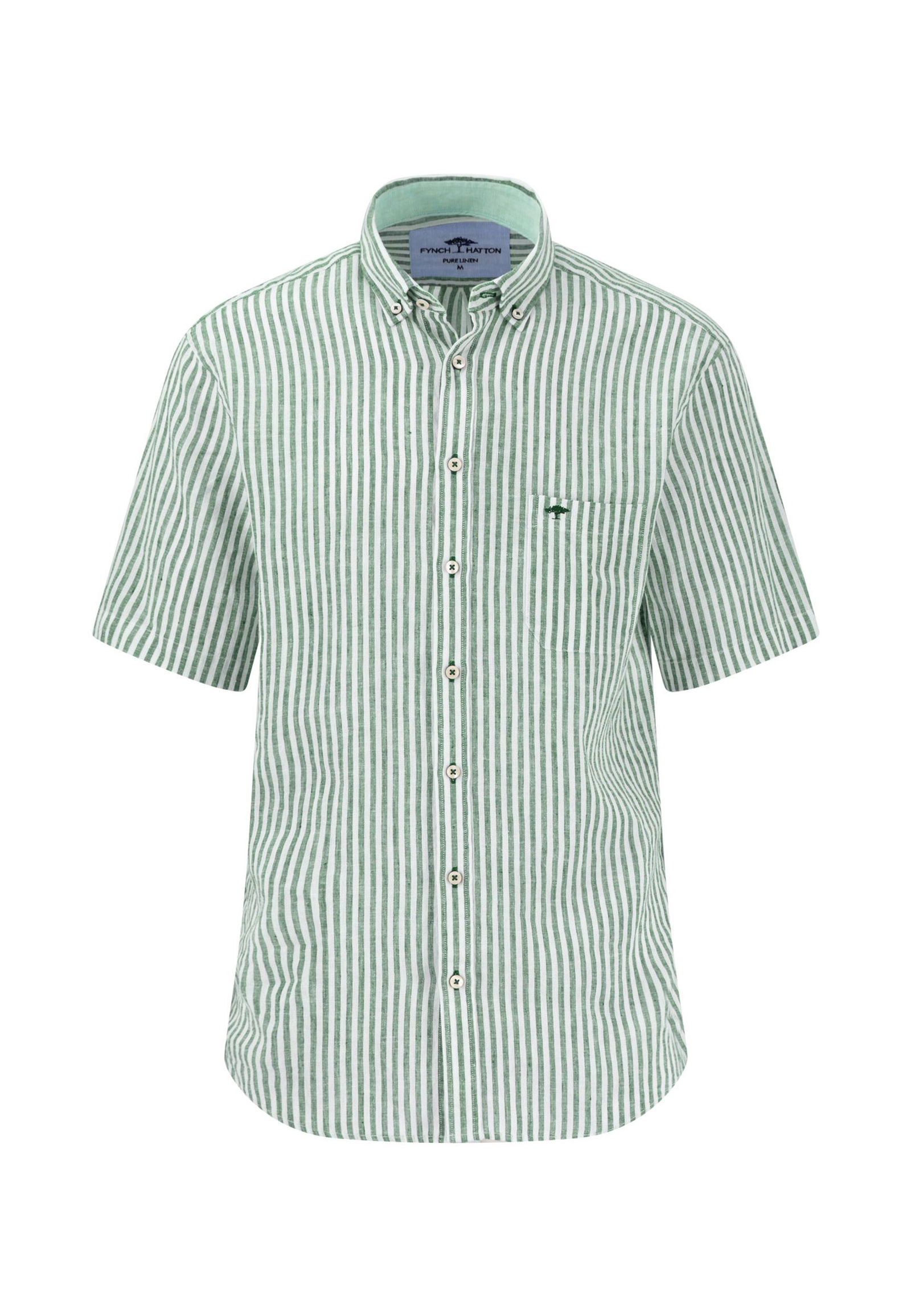 79e2e6afb65e0a9a9ac3bfbcca7cd856 Fynch Hatton |  Fynch Hatton Hemd Regular Fit  | XXL | turf green