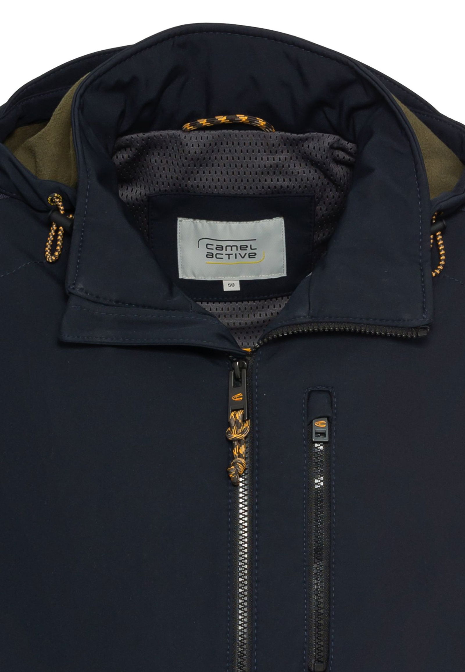 Camel Active Softshell-Jacke mit abnehmbarer Kapuze