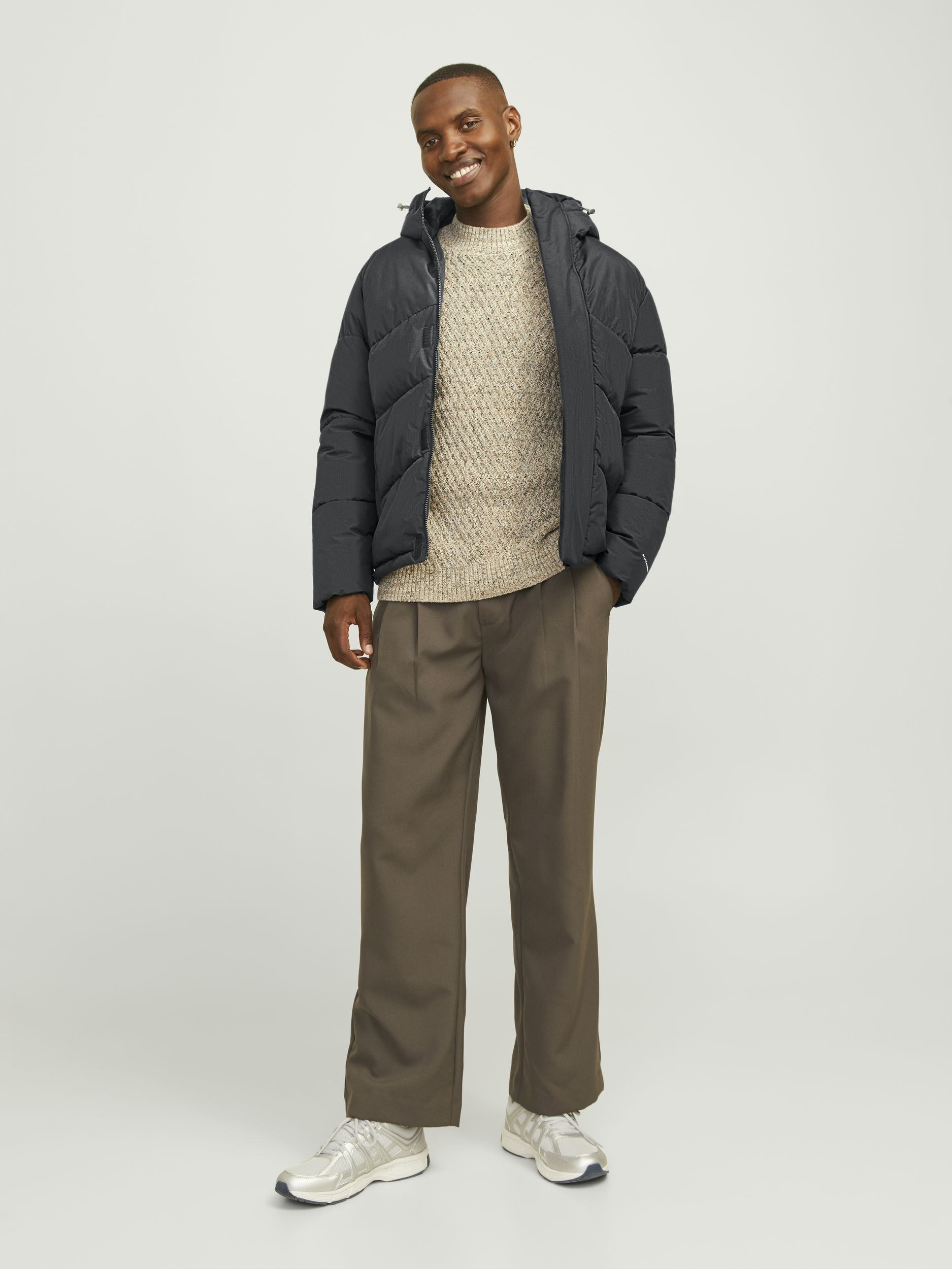 Jack&Jones |  Jack&Jones Puffer Jacket "JJWORLD" | L | asphalt