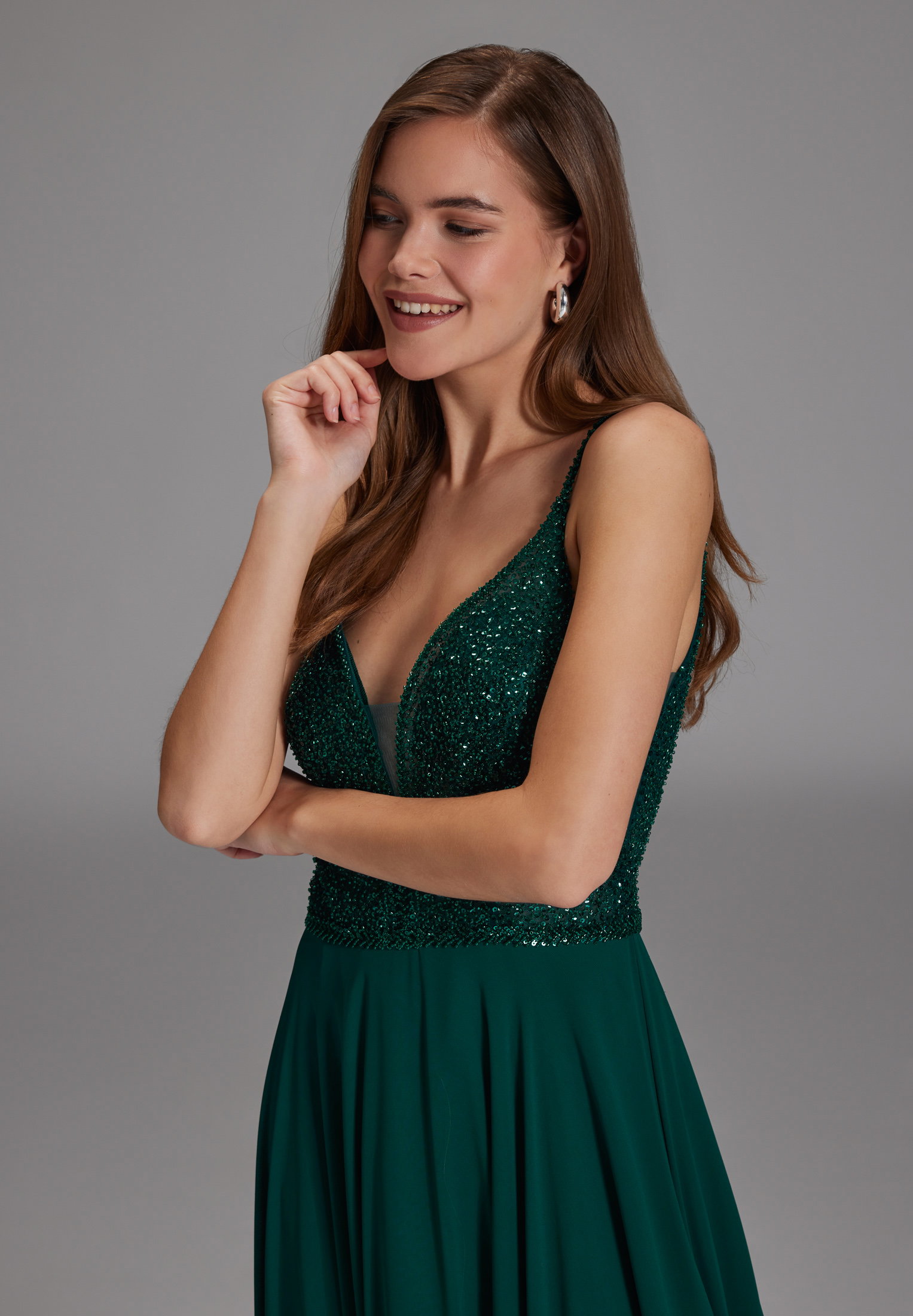 Hey Kyla Abendkleid aus Materialmix #4