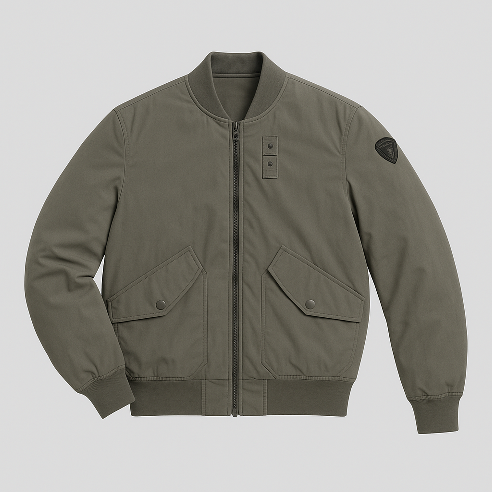 Blauer Bomberjacke Bomber Mikrofaser ARGUS #2