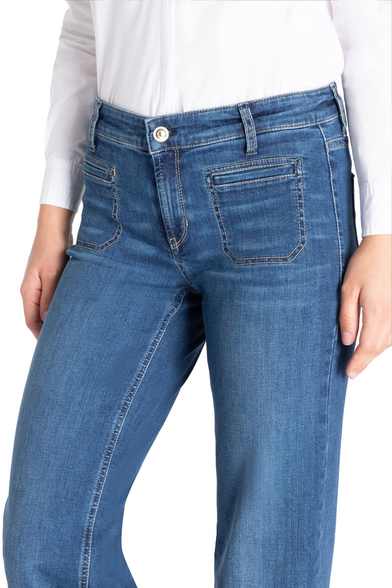 Cambio Wide-Leg Jeans "Tess" #5