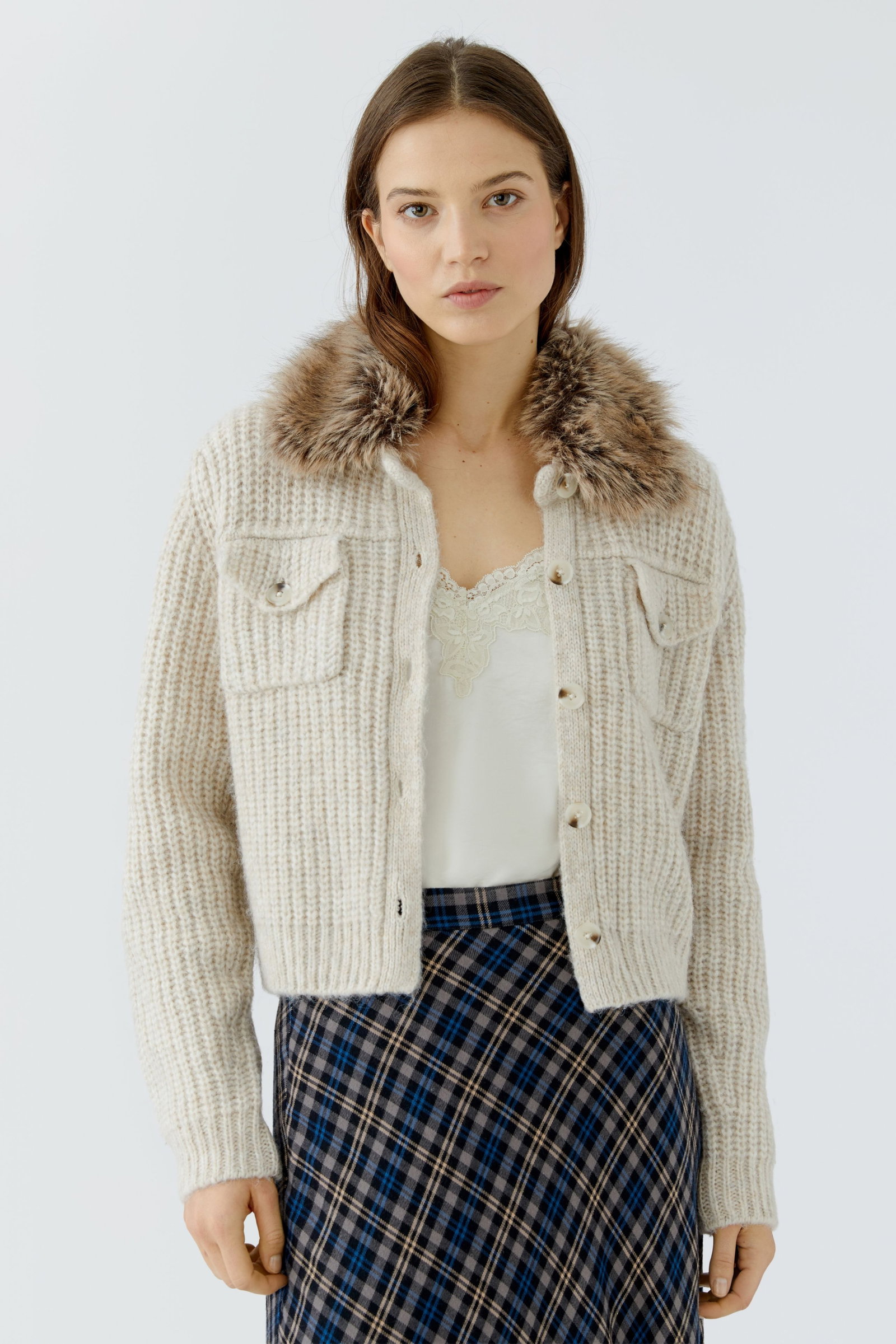 Jacke, light beige mel #6