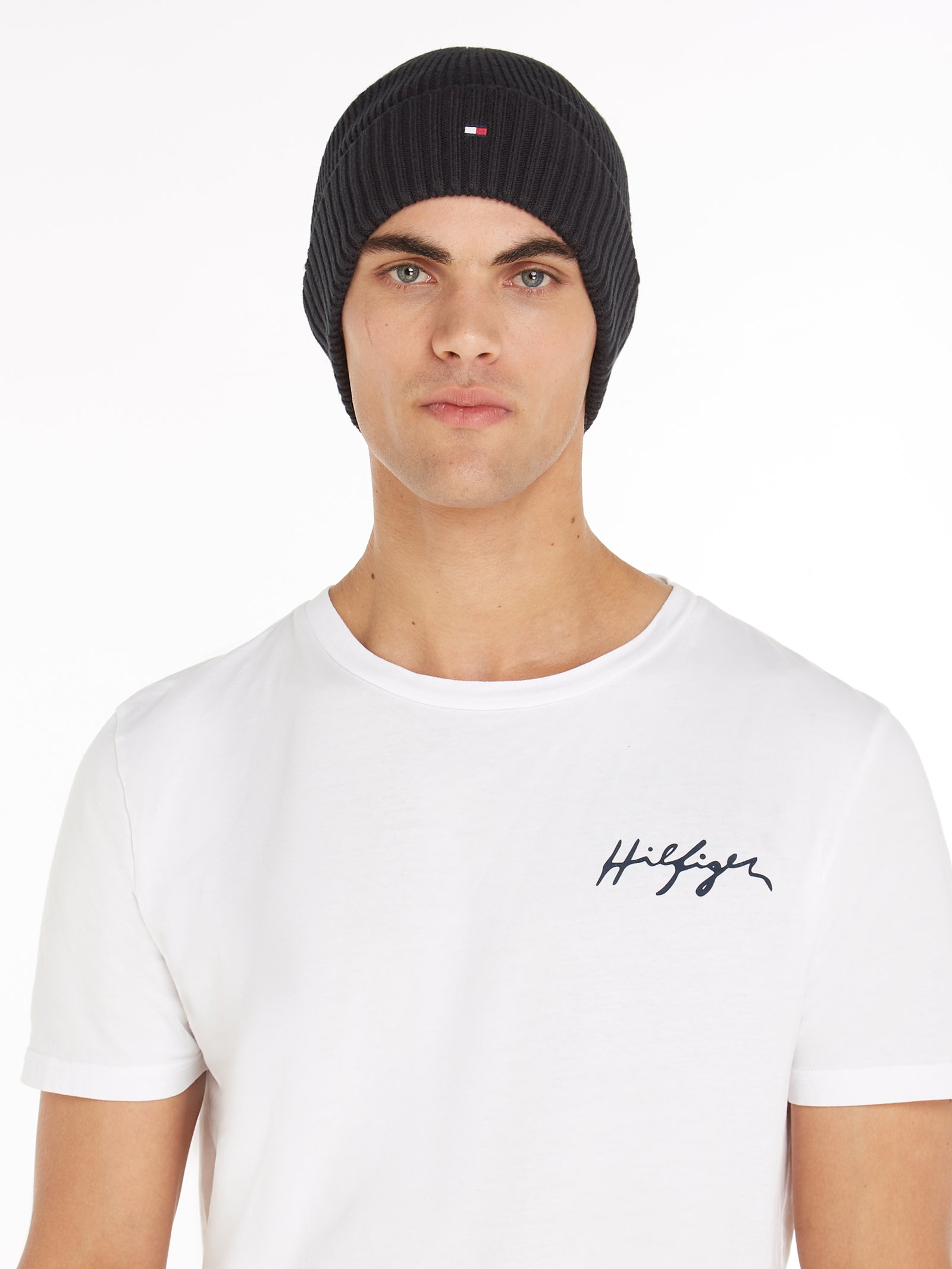Tommy Hilfiger Flag Cotton Beanie #6