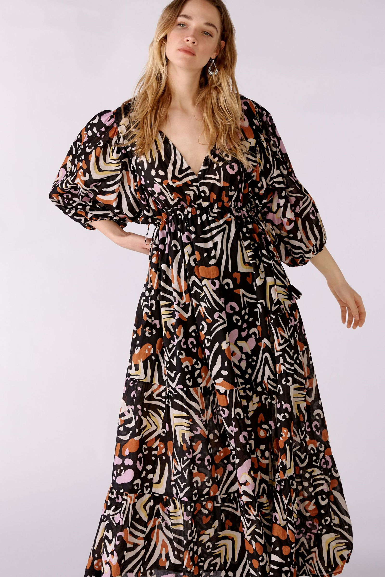 Maxikleid im angesagtem Druck