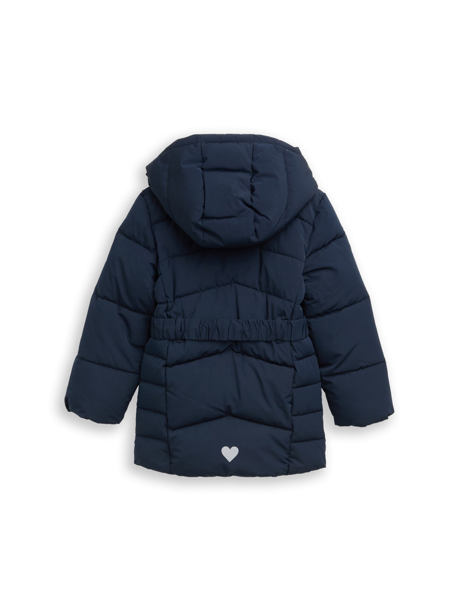 Belted Puffer Coat, sky captain blue #2