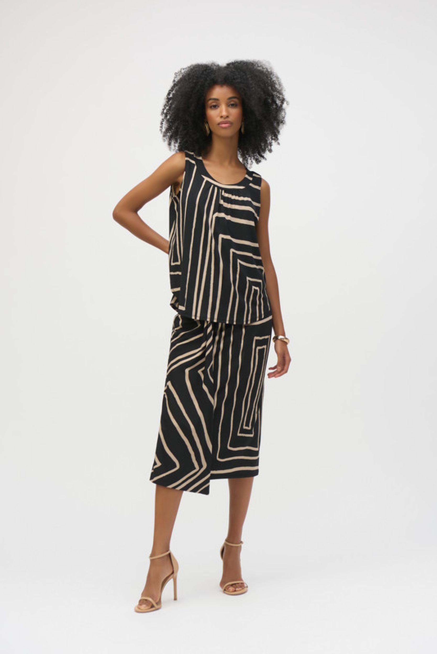Joseph Ribkoff |  Joseph Ribkoff Top  | 46 | schwarz/beige