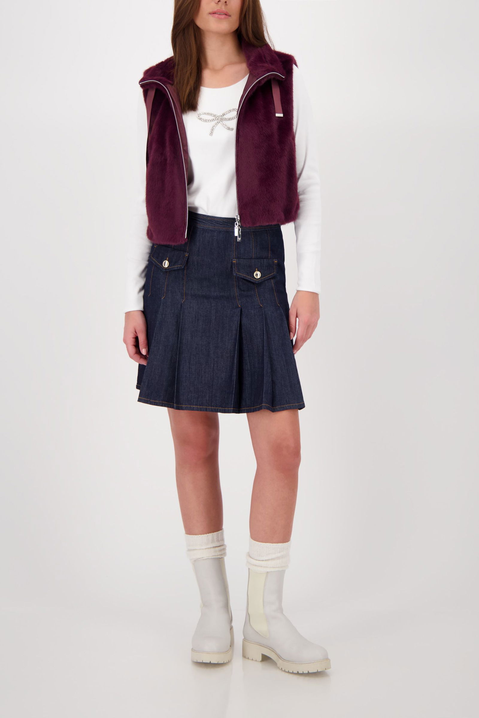 Monari | Monari Weste | 36 | bordeaux
