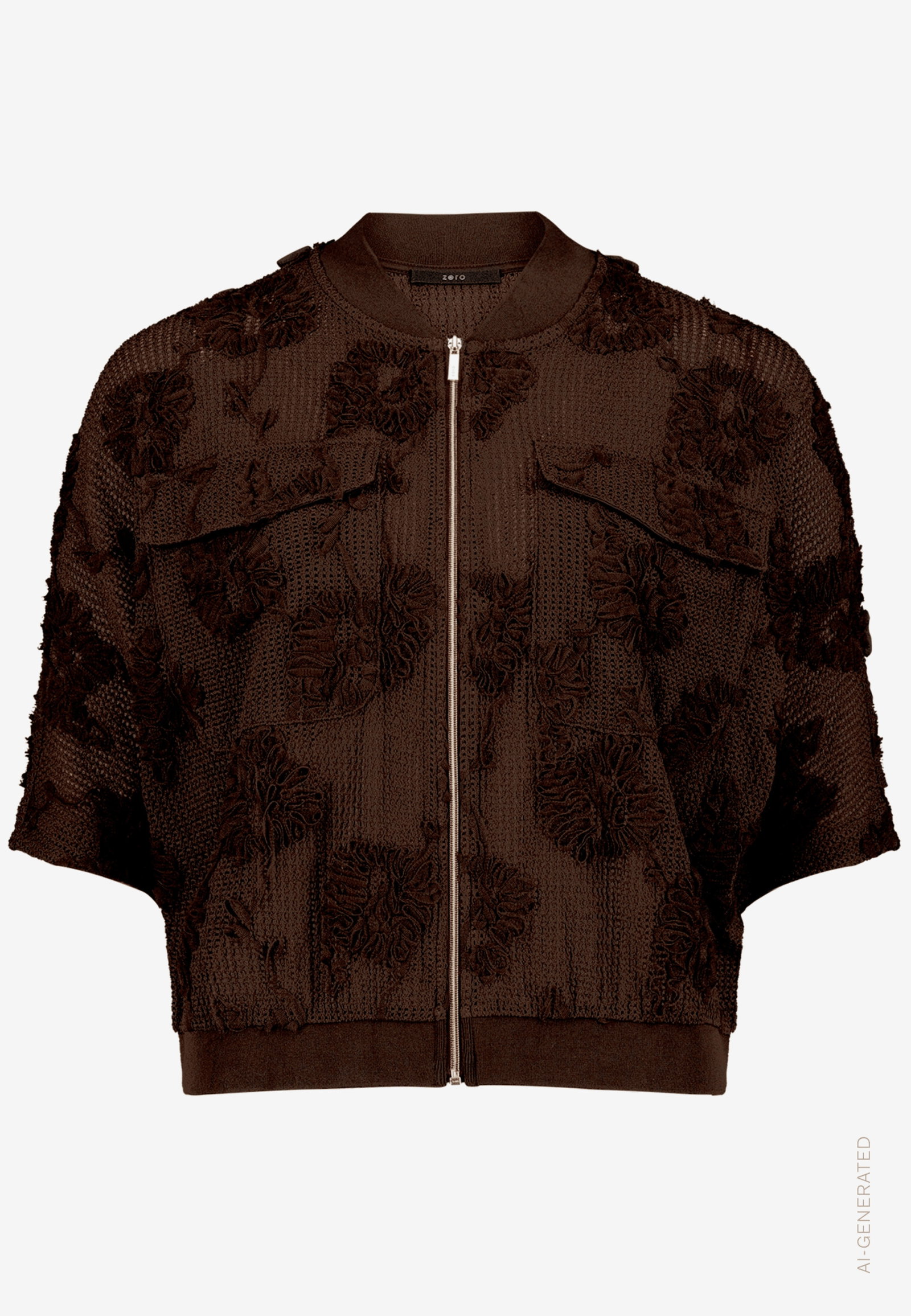 Blazerjacke Kurz 1/2 Arm, Chocolate Plum #1