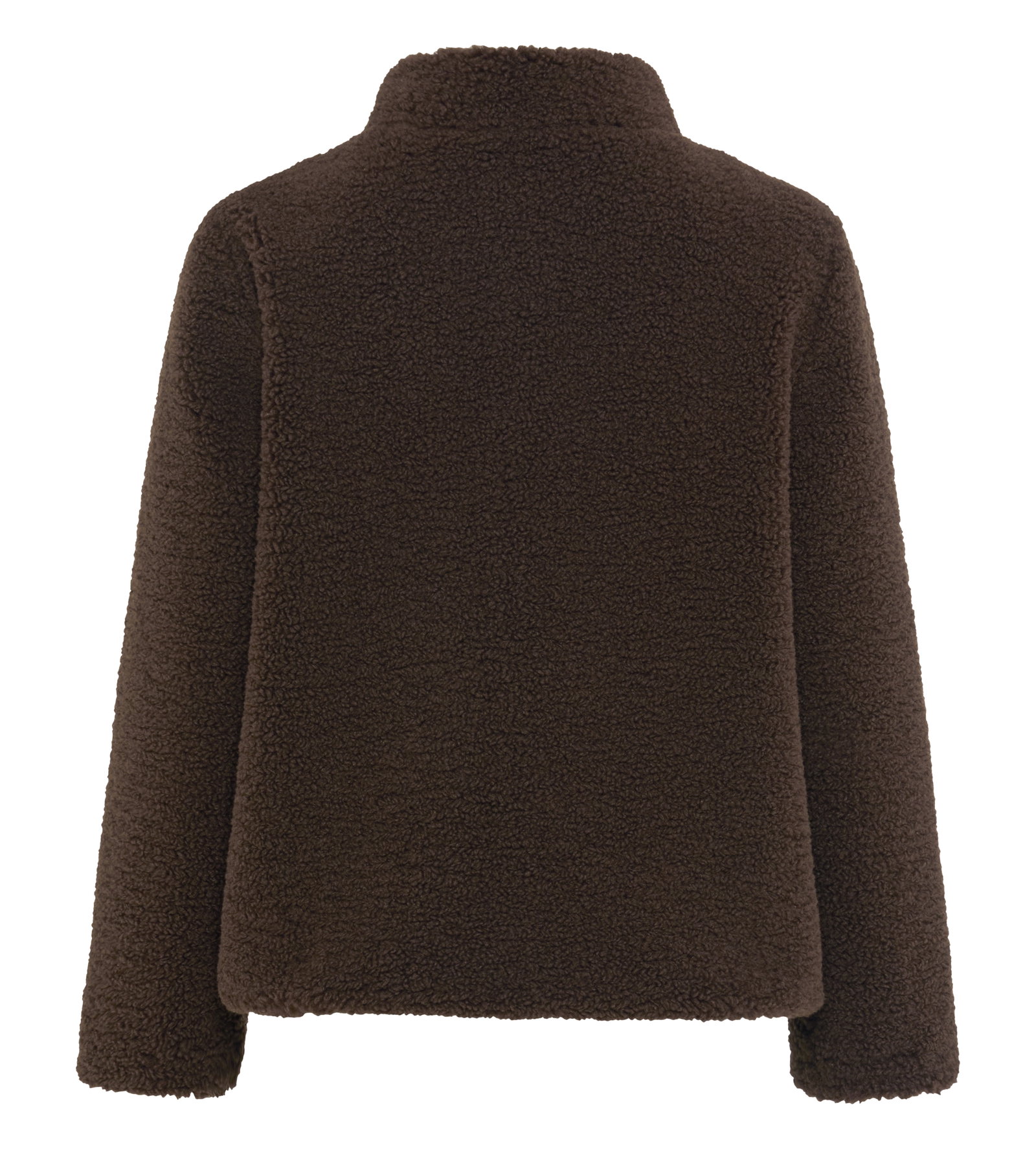 JACKE WEBPELZ, DUNKELBRAUN #2